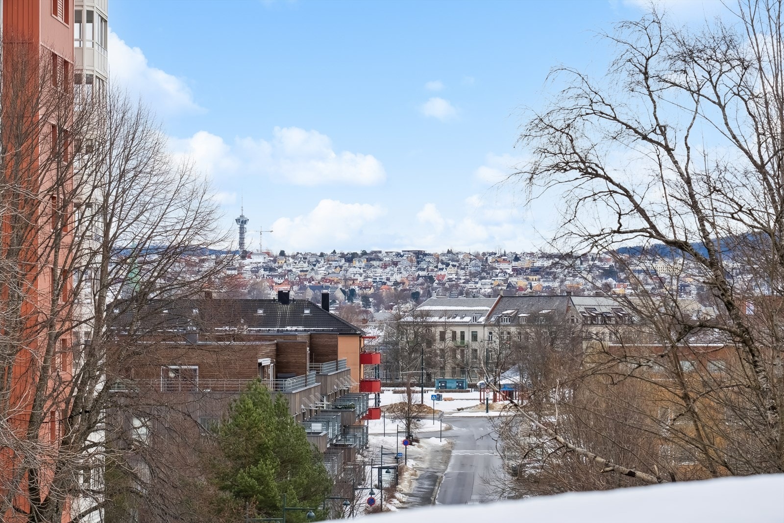 Utsikt fra takterrassen. Galleribilde