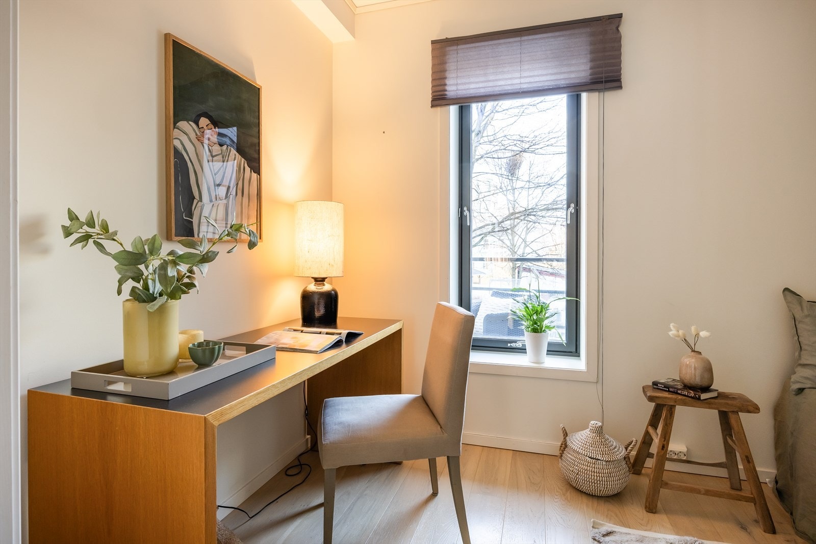 Det ekstra soverommet egner seg godt til gjesterom, kontor eller utleie. Galleribilde