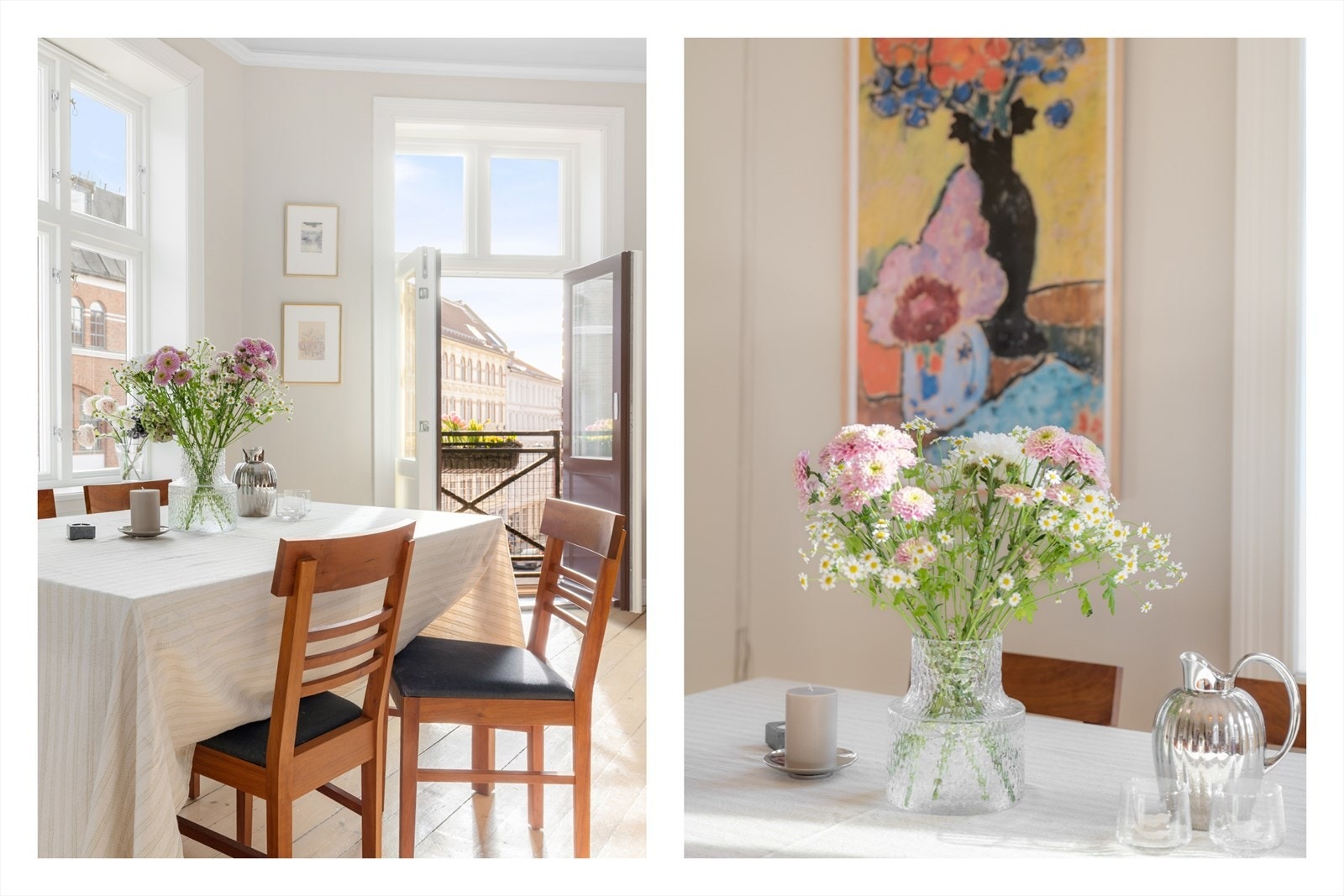 Her er det god plass til et stort spisebord og mange middagsgjester! Galleribilde