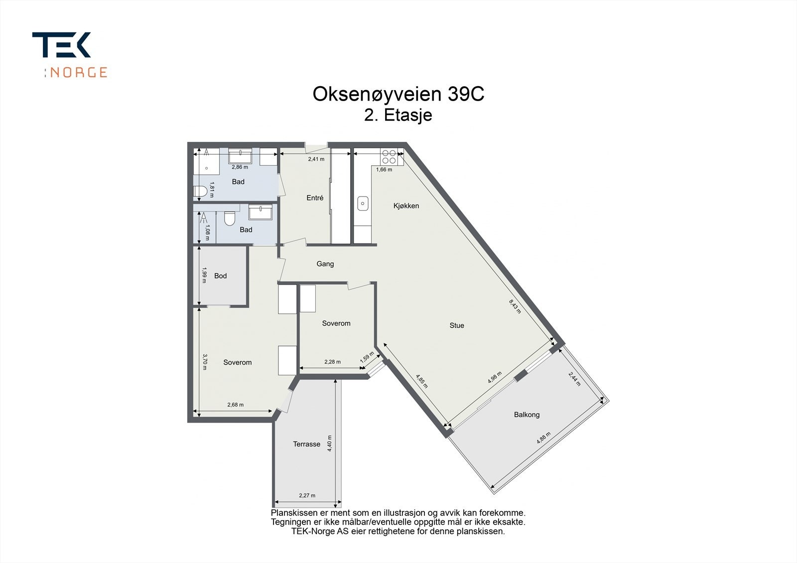 Plantegning Galleribilde