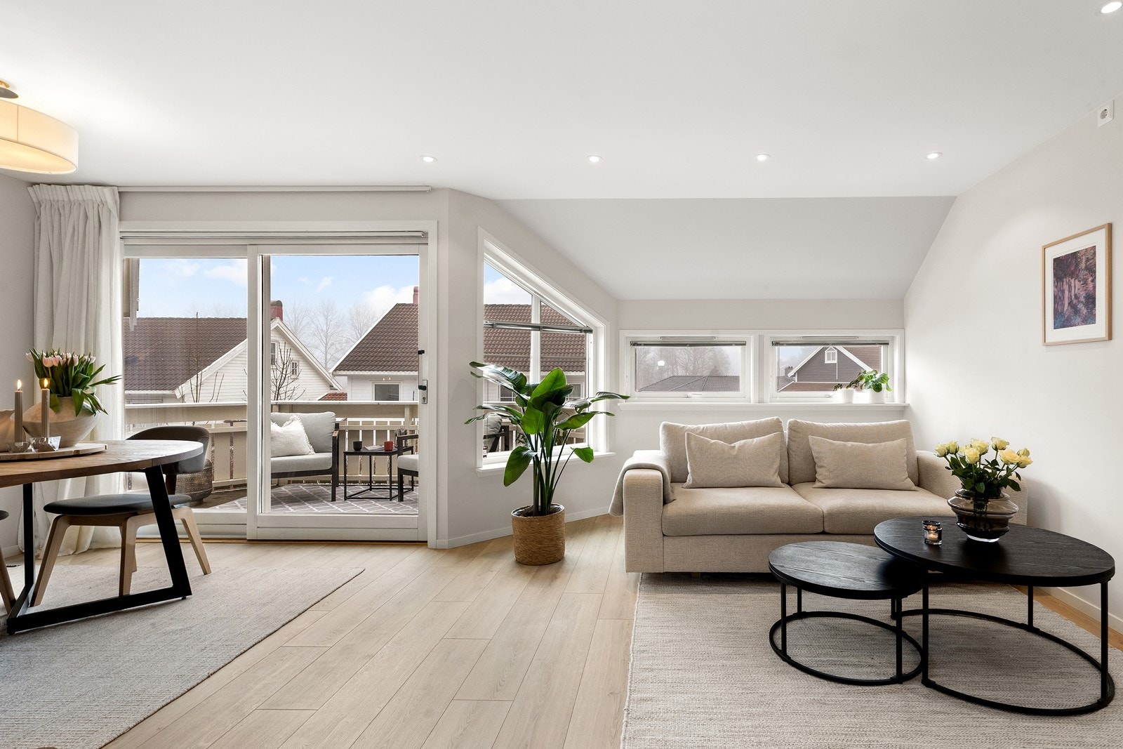 Leiligheten ble også innvendig malt. Galleribilde