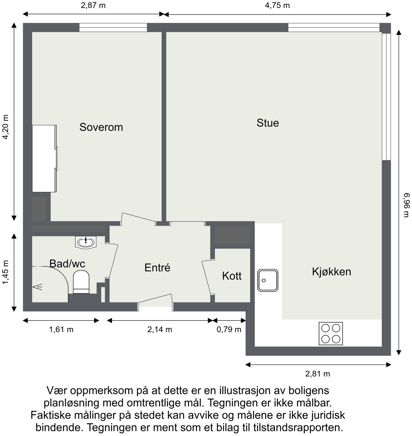 Plantegning Galleribilde