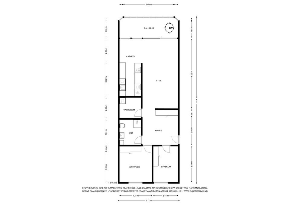 Gjennomgående og lys planløsning i 1 etg. Galleribilde