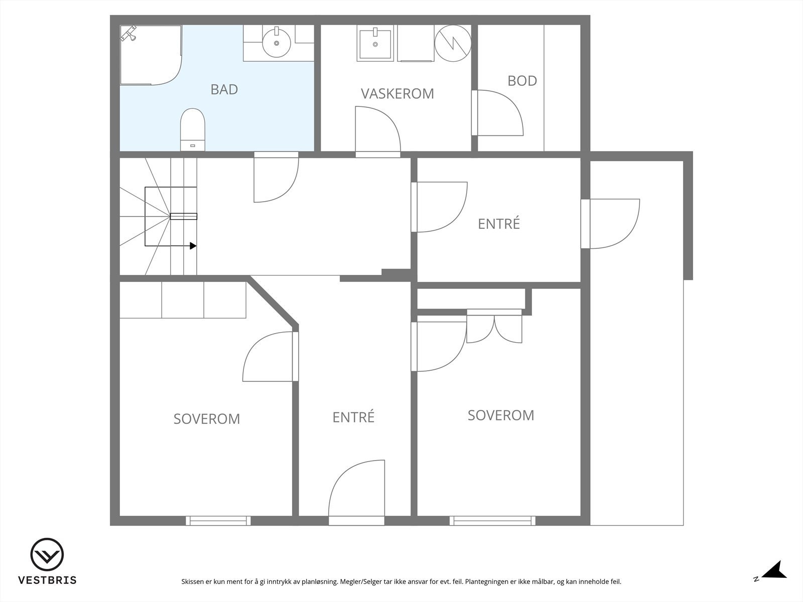 Planskisse Galleribilde