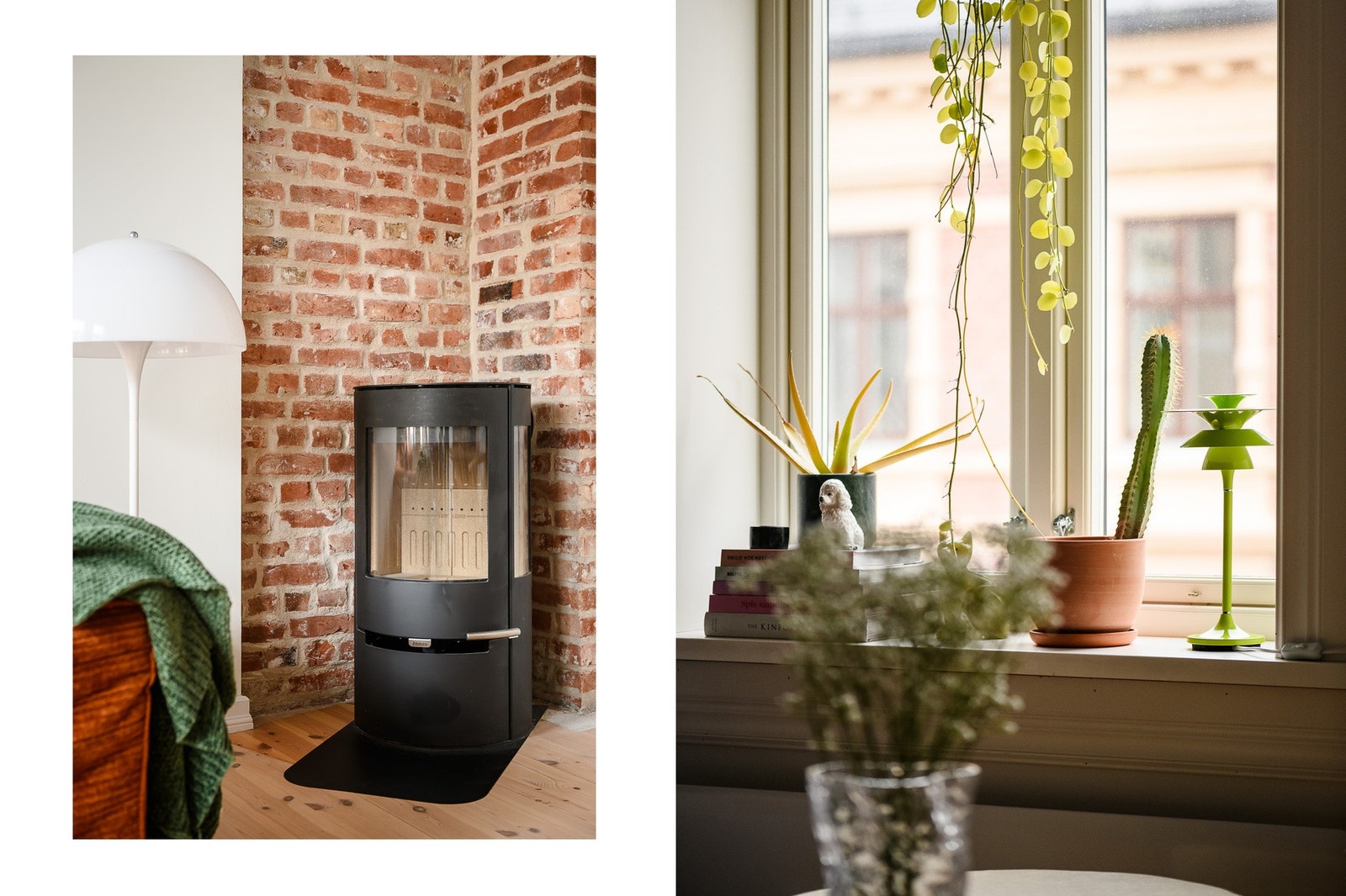 Ny, rentbrennende peisovn fra 2022. Galleribilde