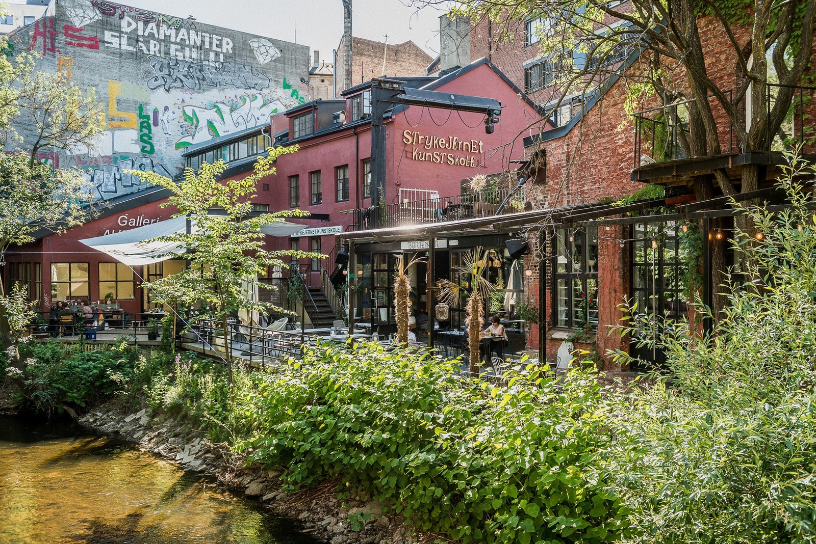 Et yrende kultur- og uteliv langs Akerselva. Galleribilde