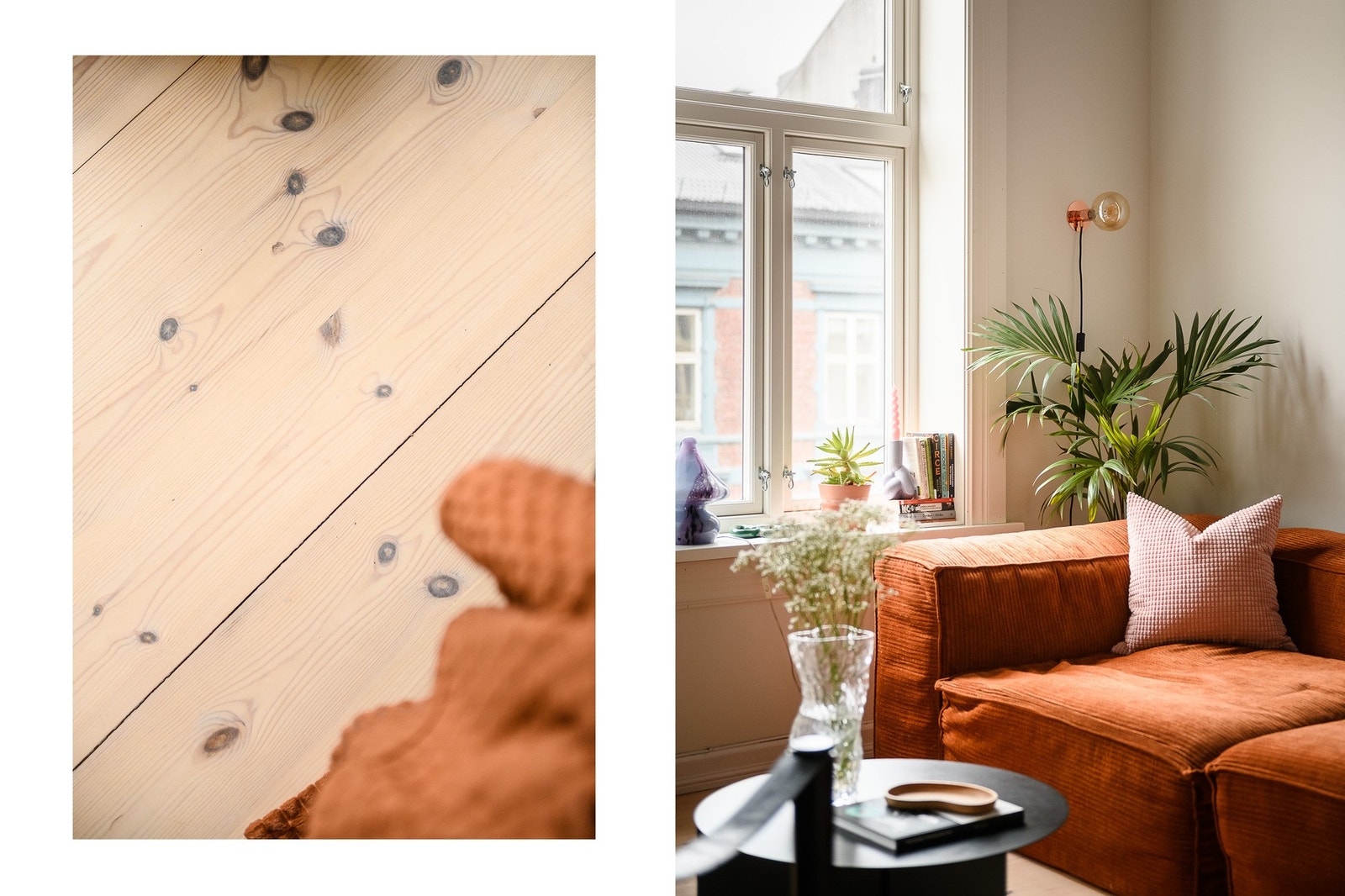 Legg merke til gulvene i heltre furu. Galleribilde