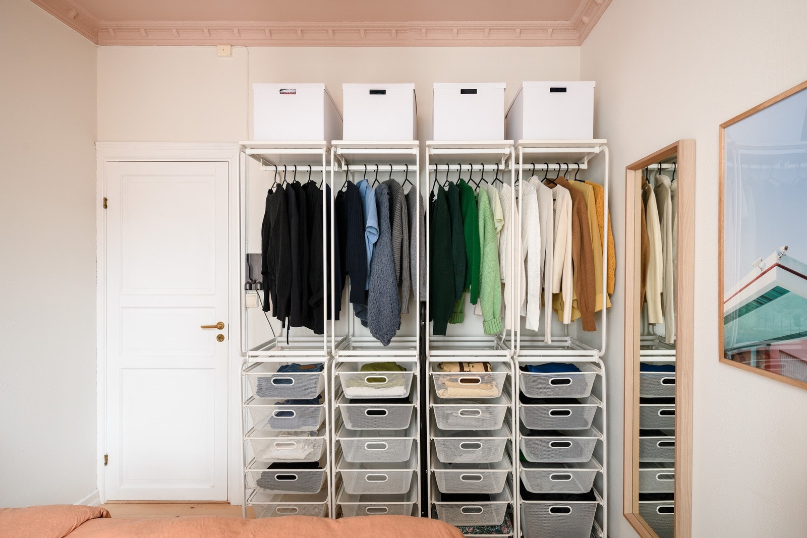 God plass til garderobeløsning. Galleribilde