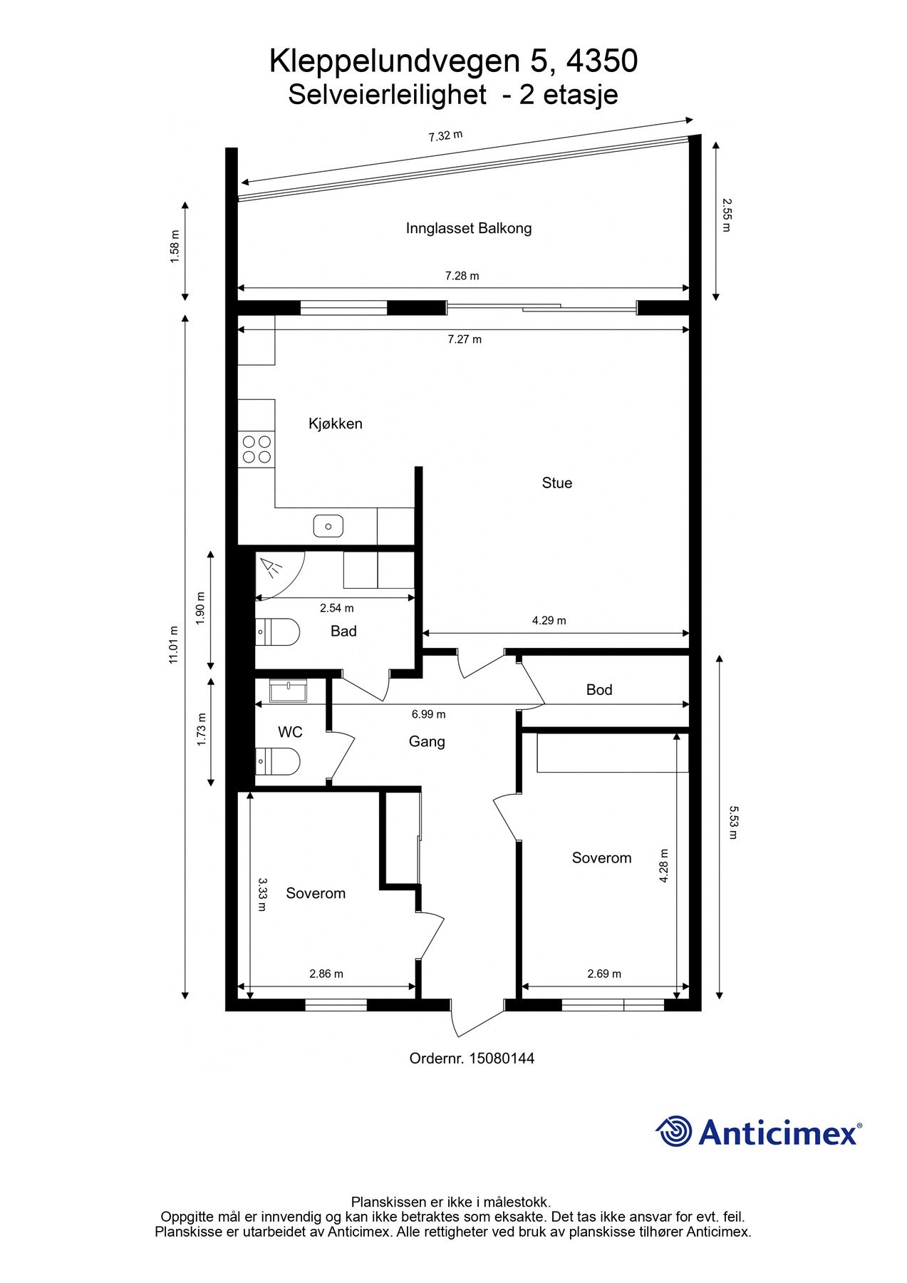 Plantegning Galleribilde