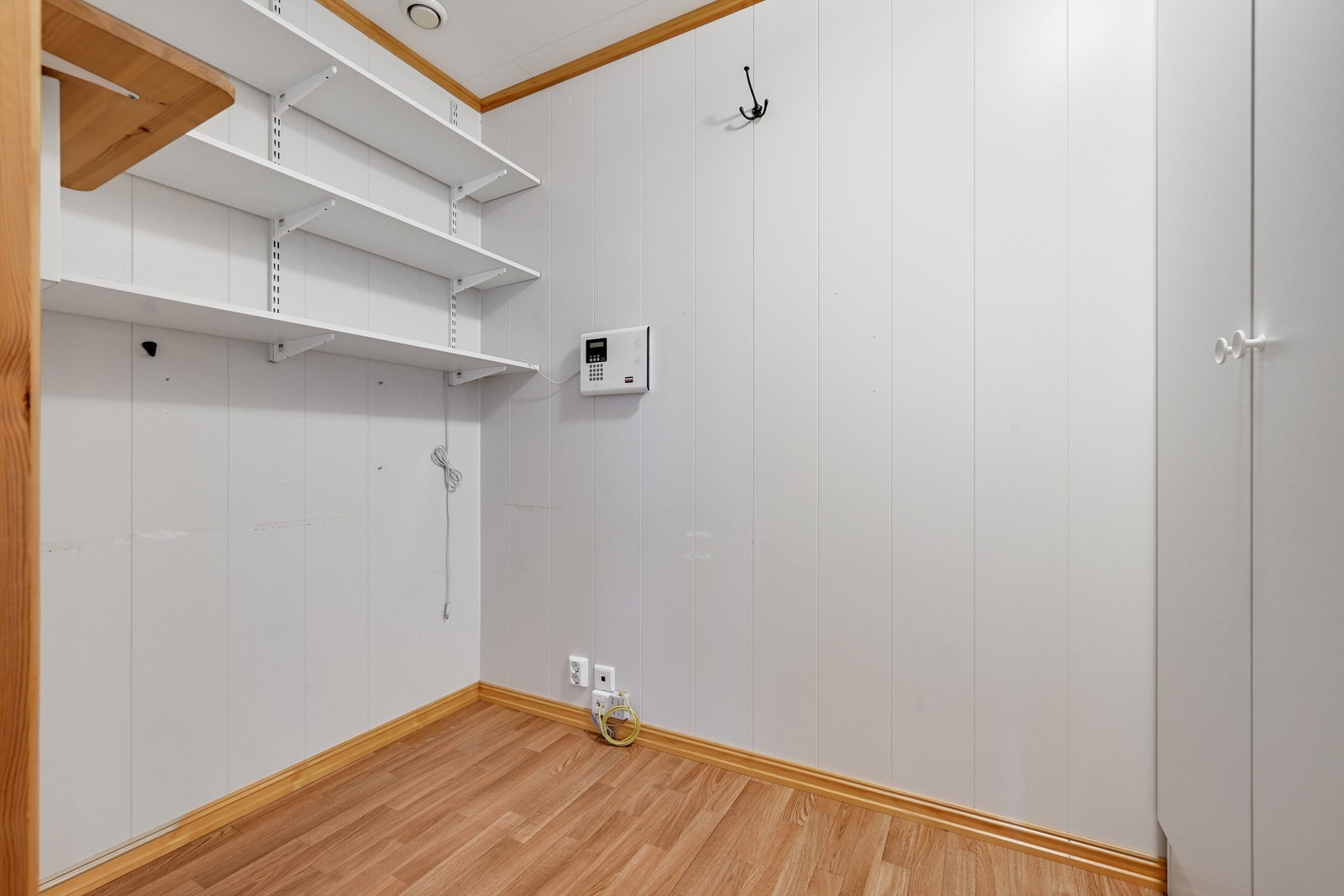 En praktisk innvendig bod gir ekstra lagringsplass. Galleribilde