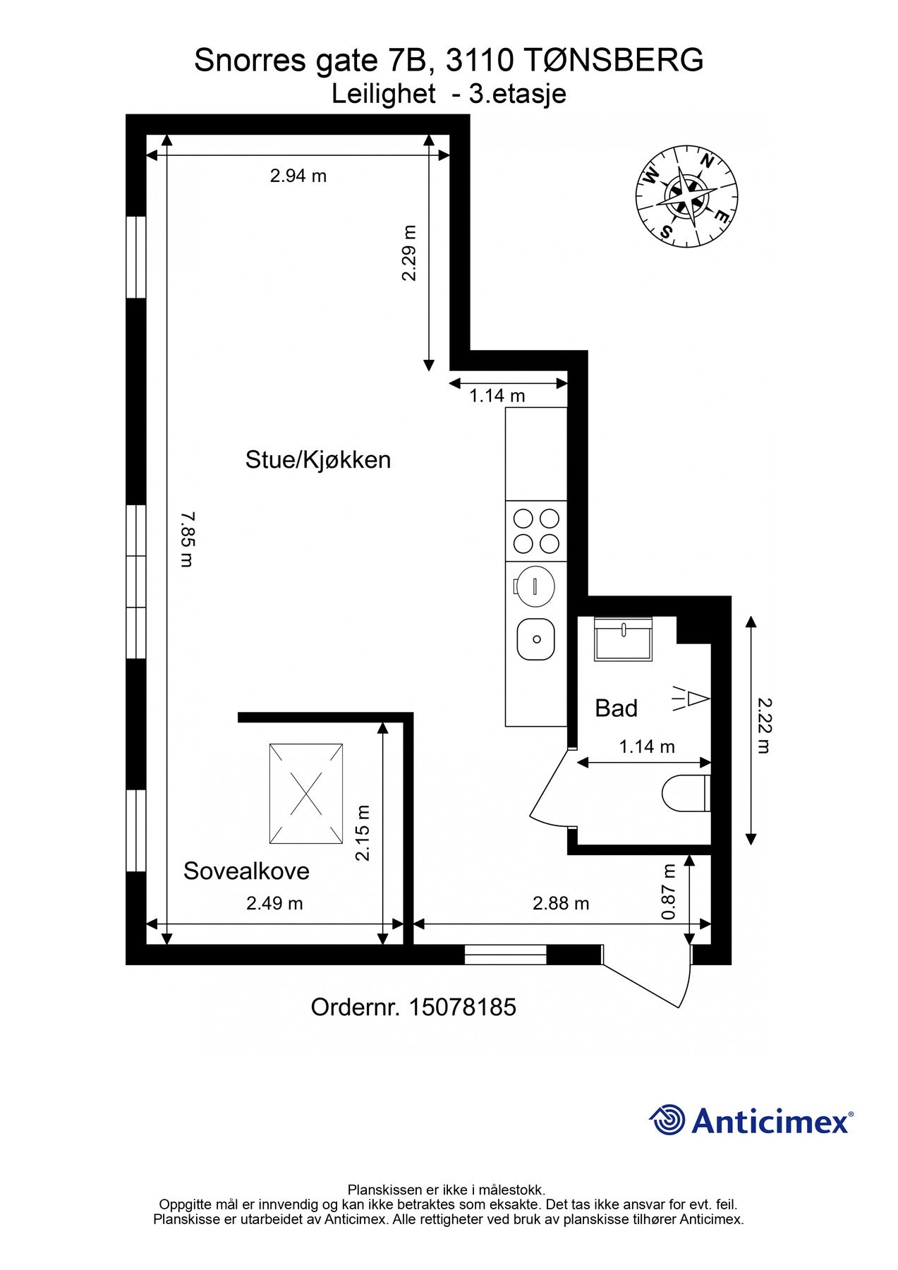 Plantegning. Galleribilde