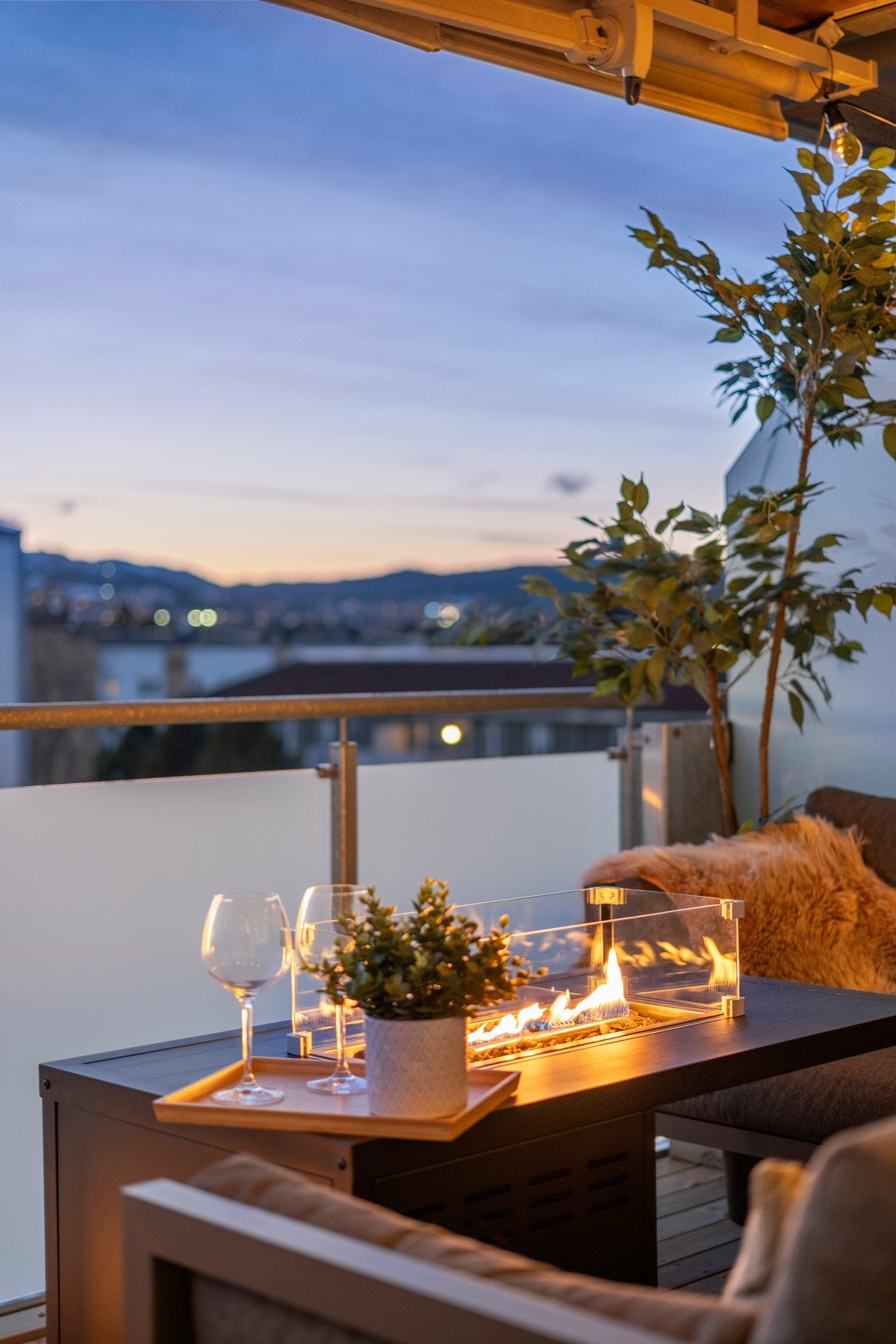 Perfekt sted for å nyte vakre solnedganger Galleribilde