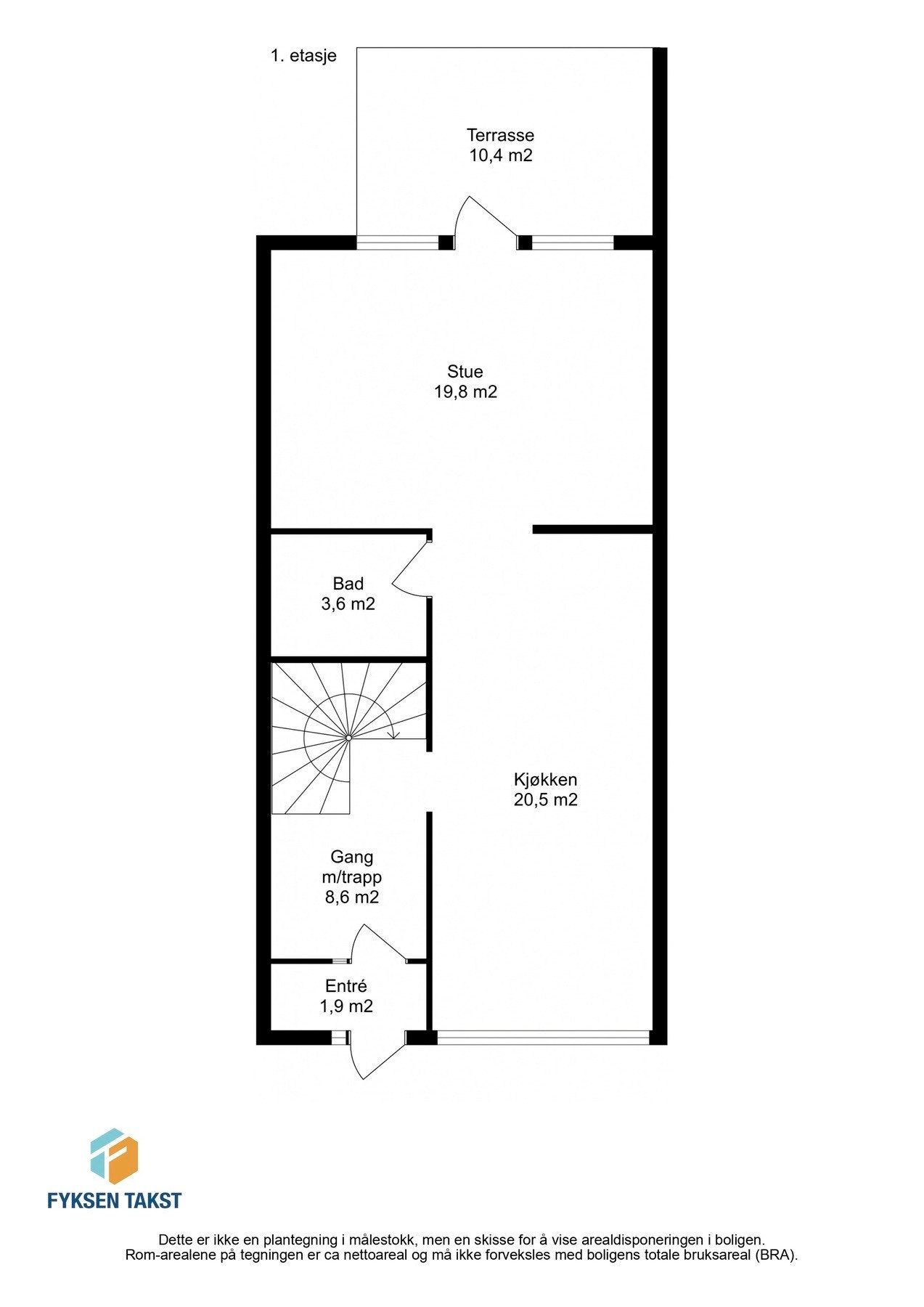 Planskisse. Galleribilde