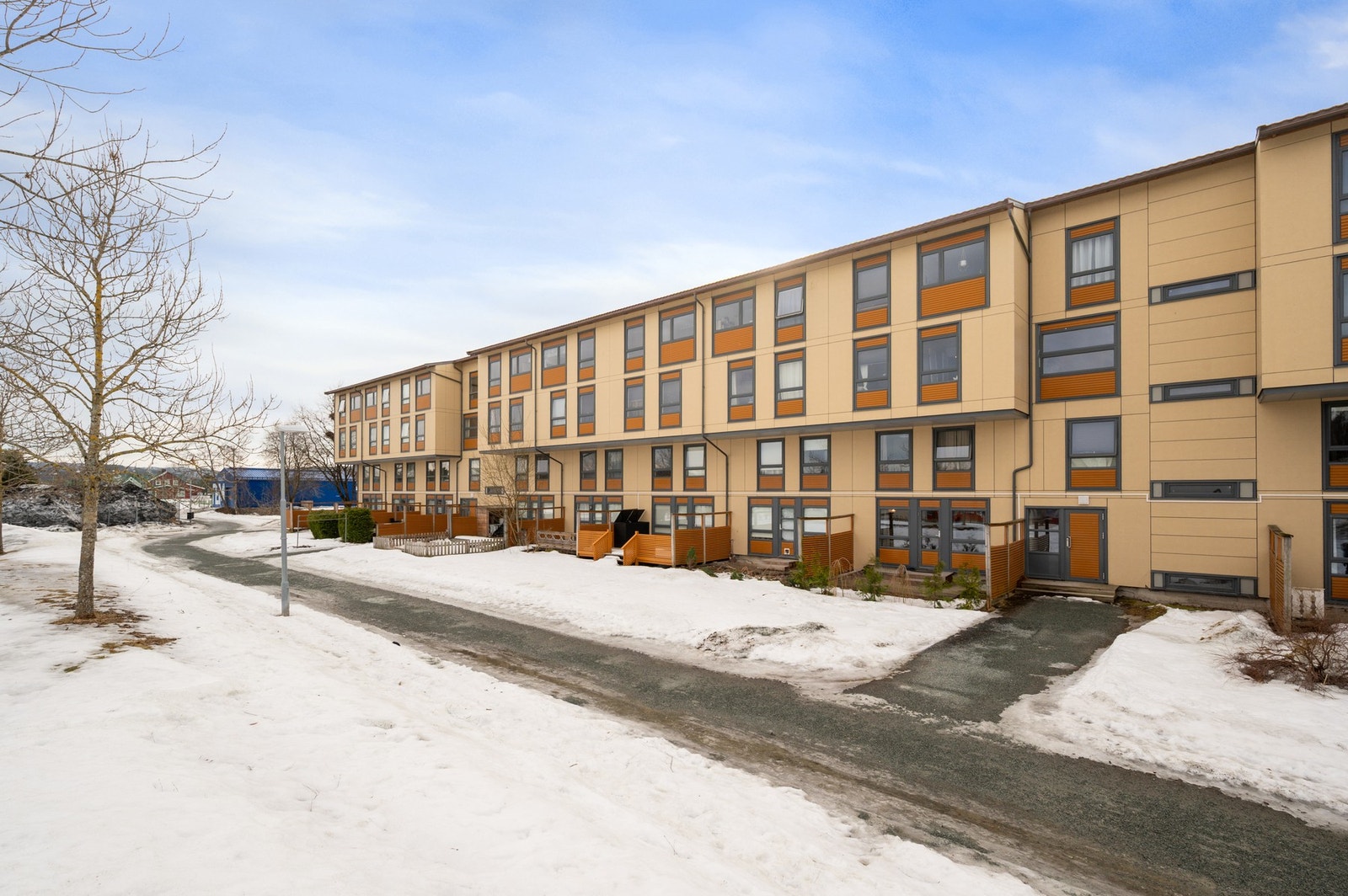 I boligområdet er det god offentlig kommunikasjon med hyppige bussavganger til Trondheim sentrum. Galleribilde