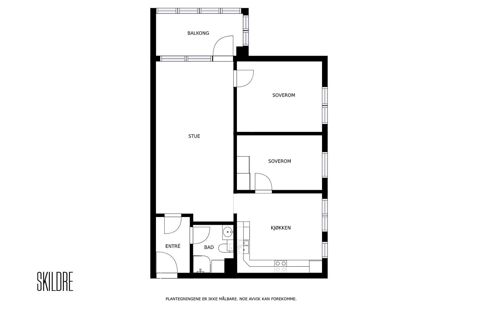 Plantegning Galleribilde