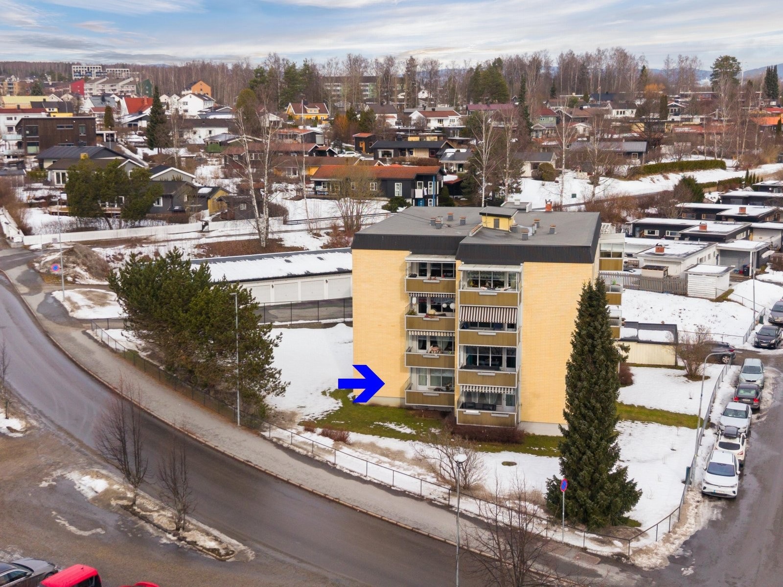 Sørvendt balkong Galleribilde