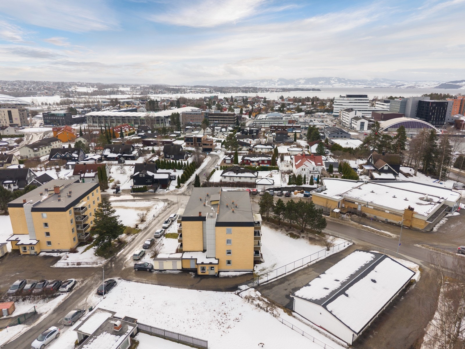 Dronefoto Galleribilde