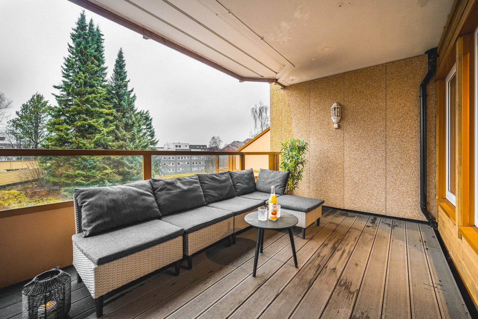 Et perfekt uterom hvor du blant annet kan nyte morgenkaffen. Galleribilde