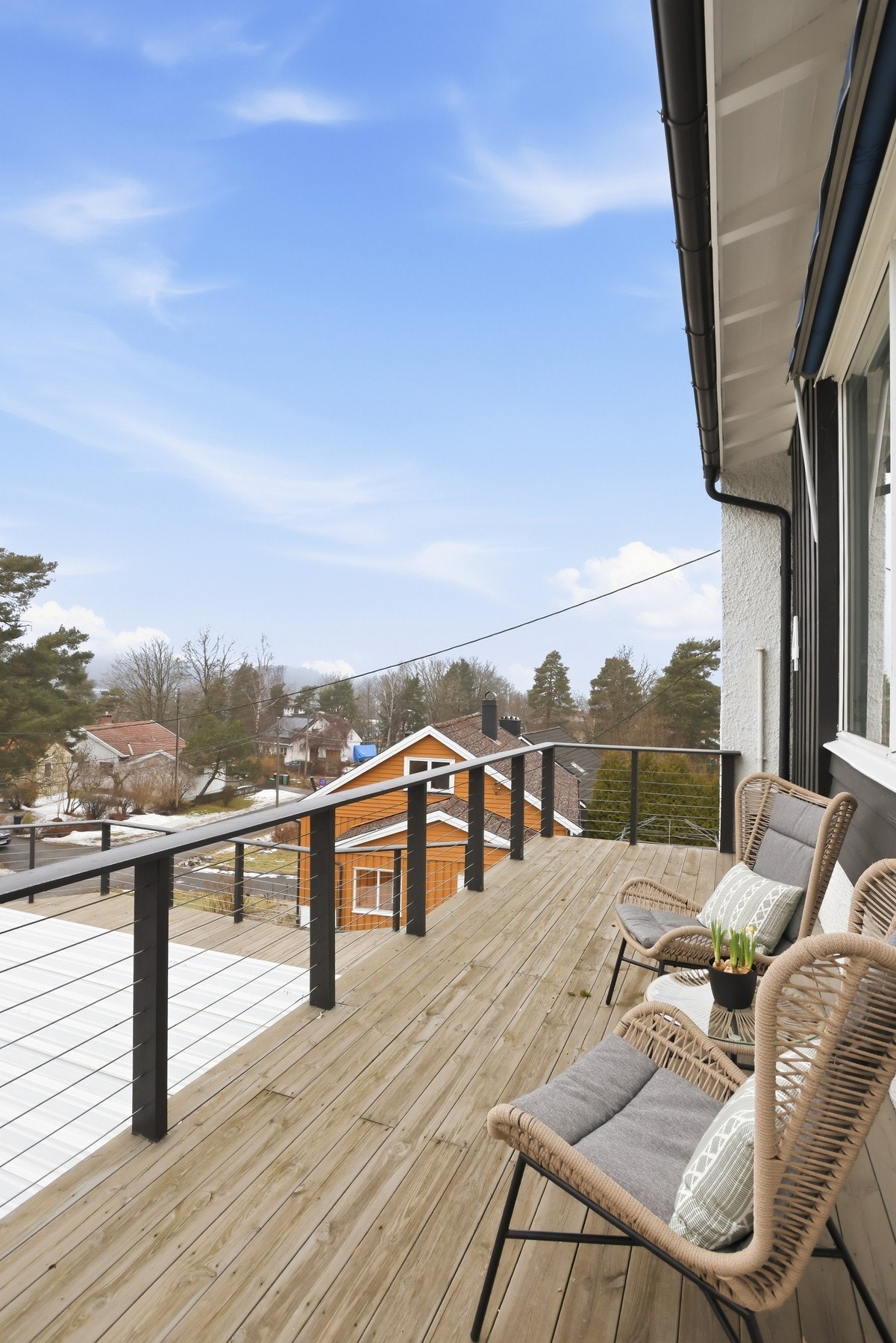 Sitteområde øverst på terrassen Galleribilde