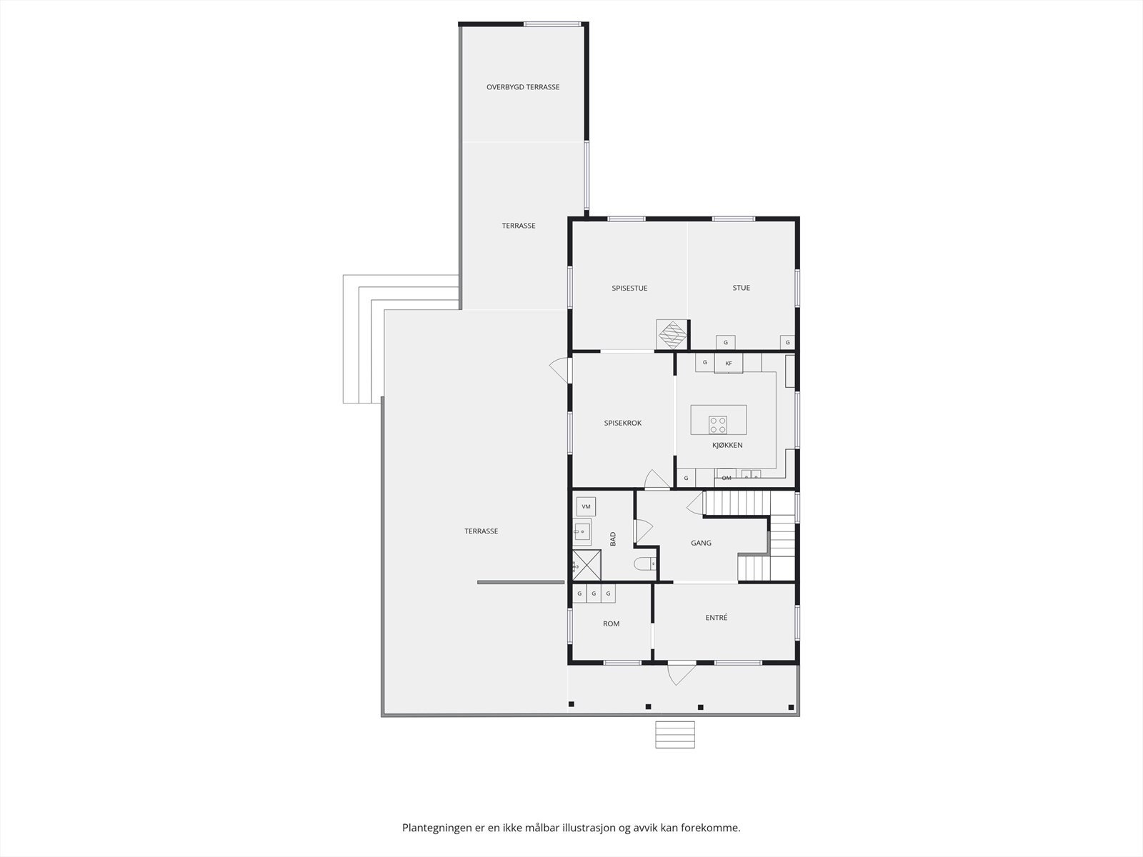 Plantegning 1. etasje. Galleribilde