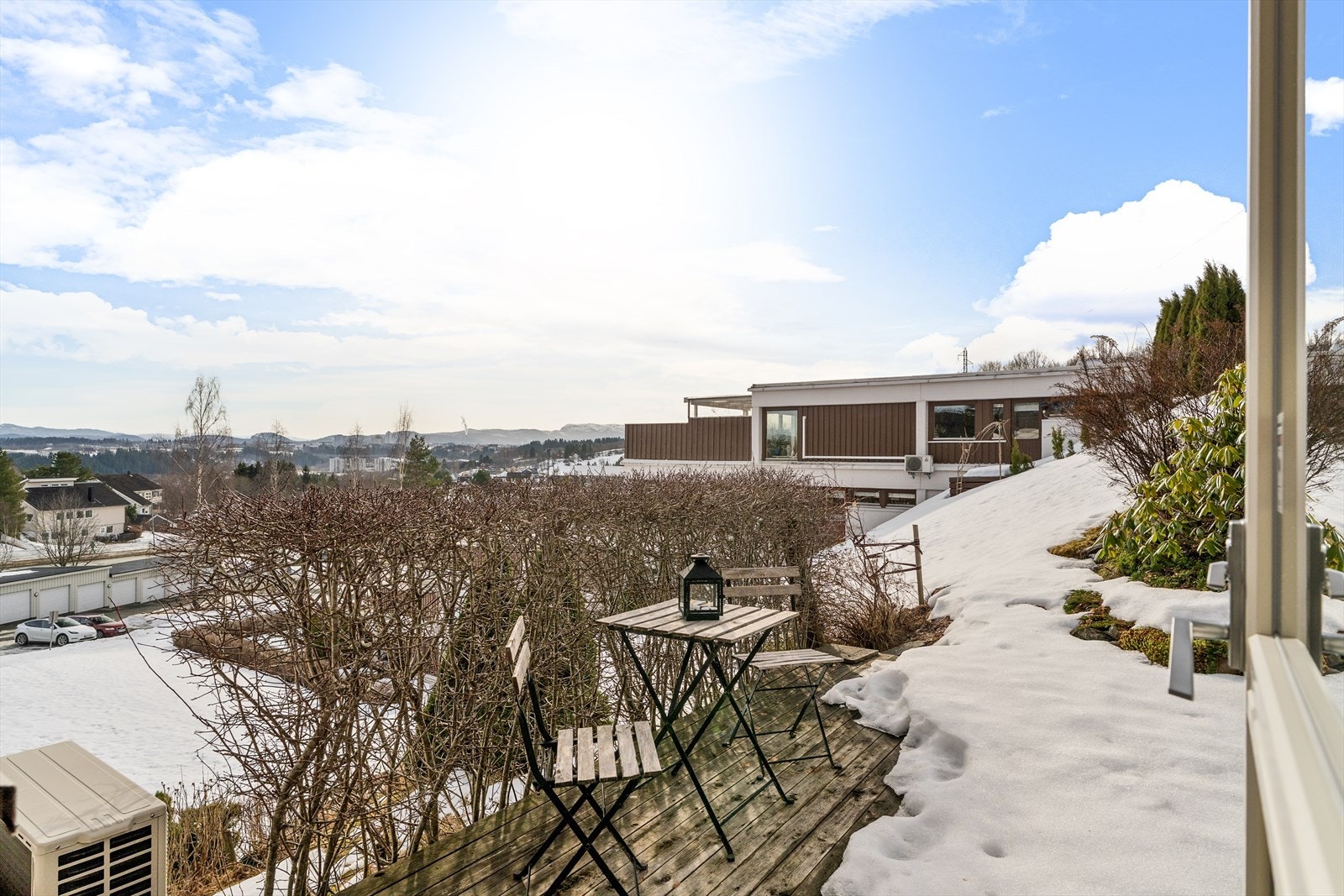 Her får dere et eget uteområde med gode solforhold. Galleribilde