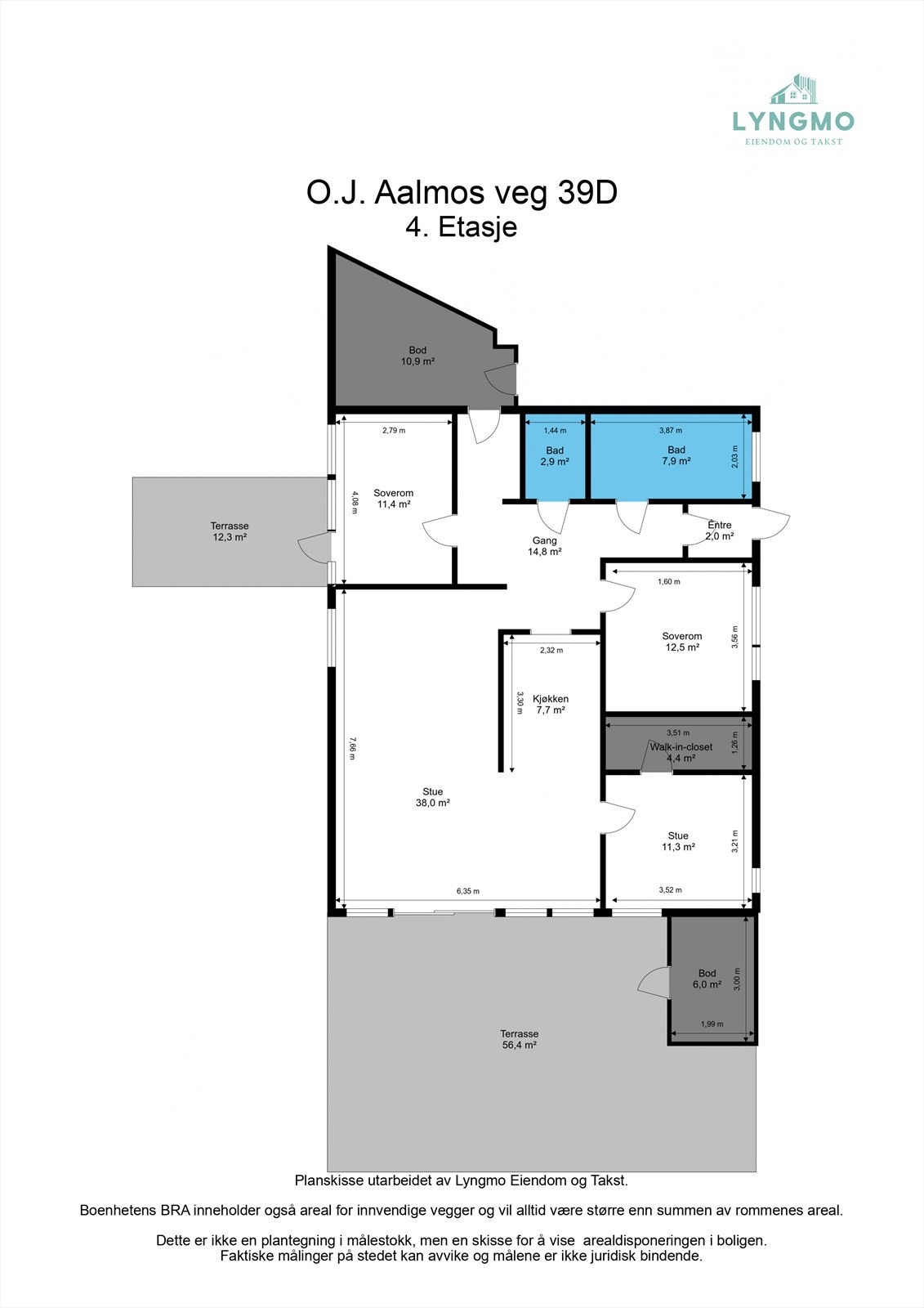 Planskisse Galleribilde