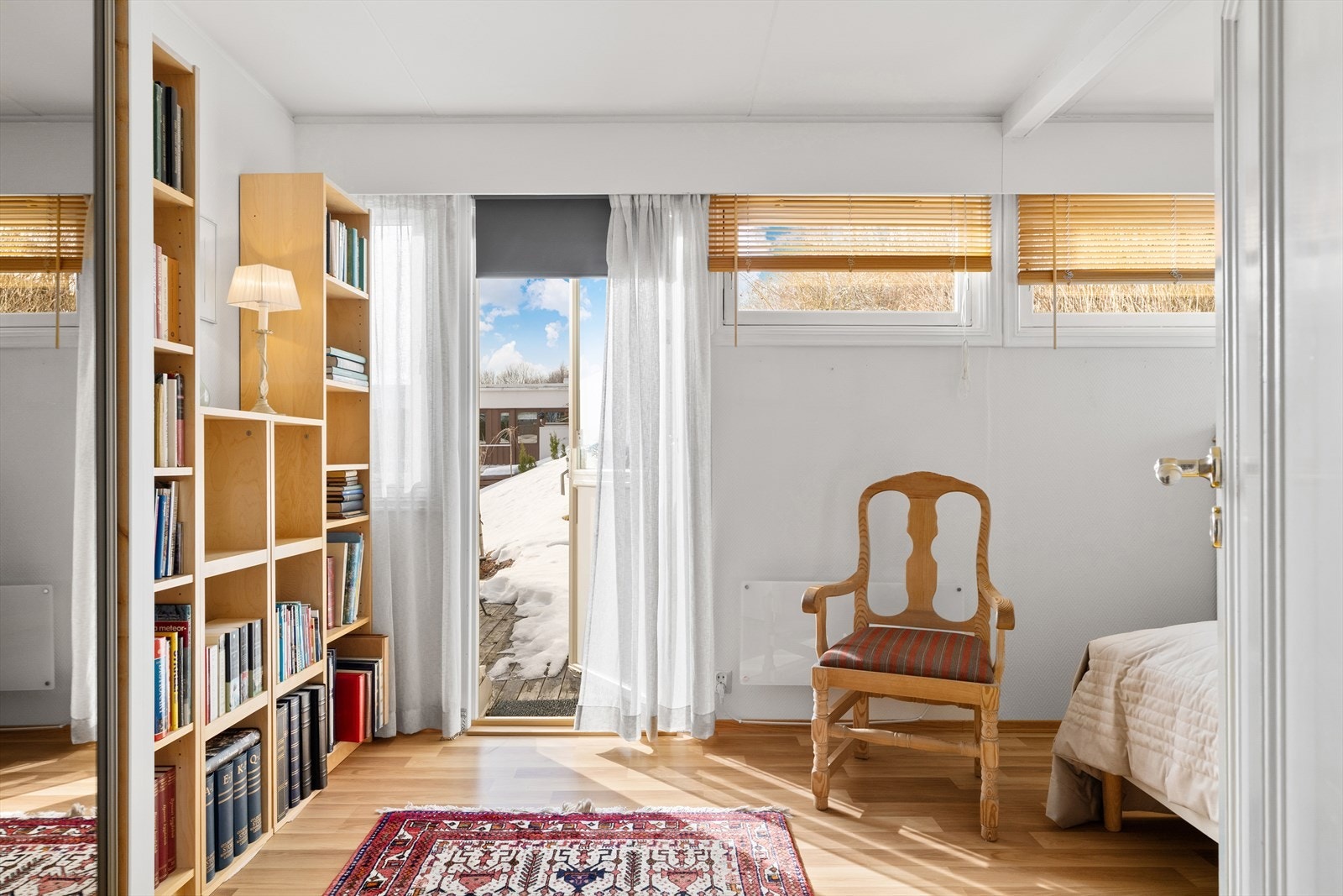 Gjøres oppmerksom på dette soverommet ikke er godkjent som rom for varig opphold. Galleribilde