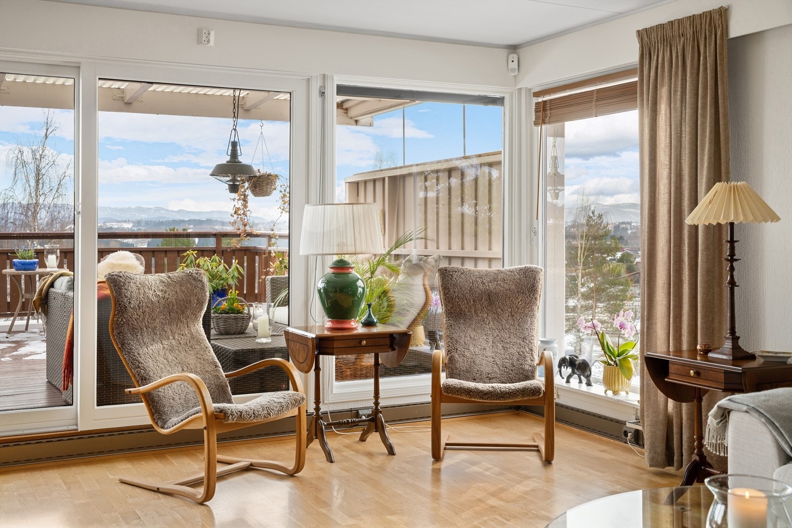 Felleskostnadene inkluderer blant annet kabel-TV, betjening av fellesgjeld samt felles drift- og vedlikehold. Galleribilde