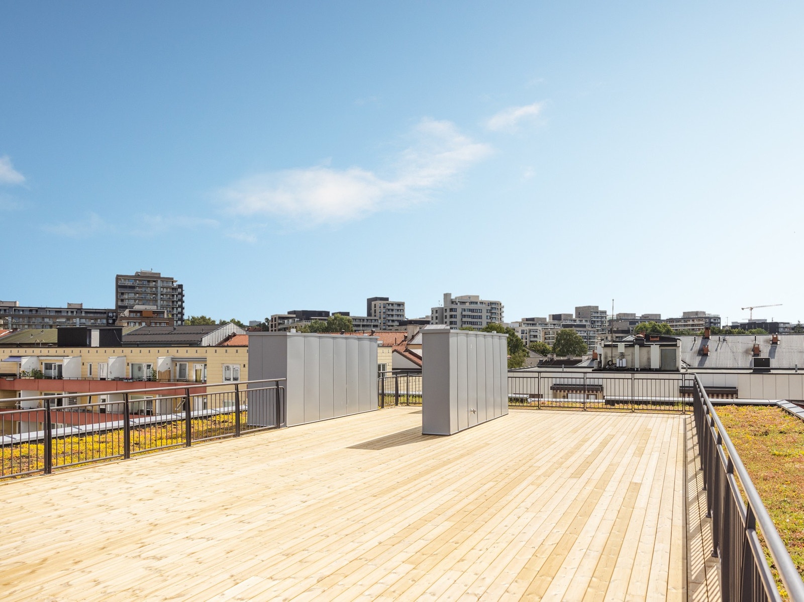 Takterrassen ble pusset opp i 2024. Galleribilde