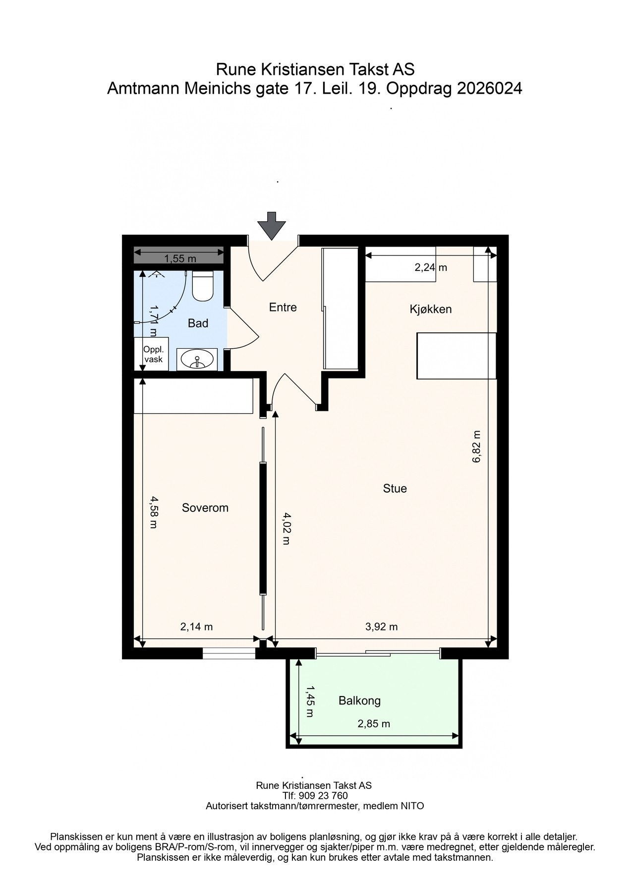 Plantegning. Galleribilde