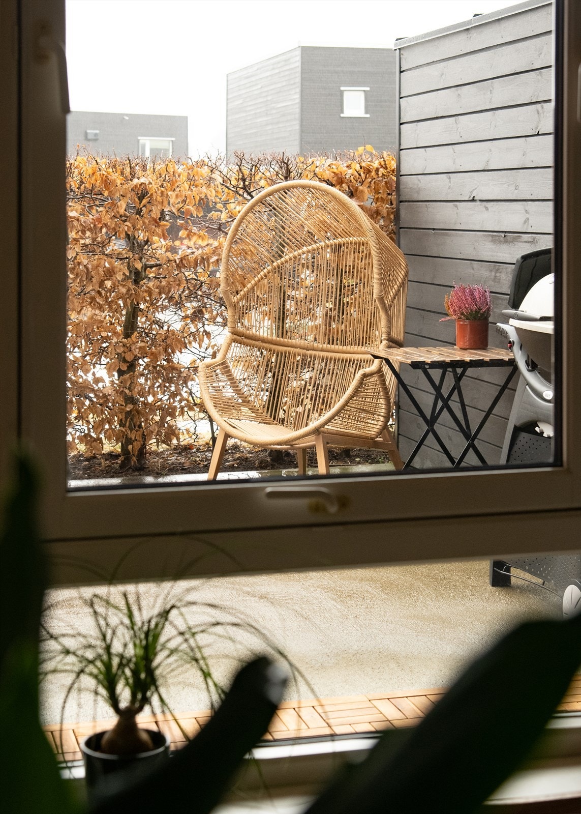 Uteplassen er en forlengelse av boligen store deler av året. Galleribilde