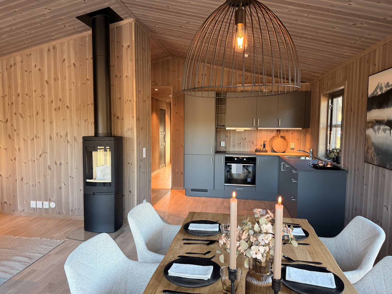 Bilde fra vår visningshytte av modellen Rondane 72 Galleribilde