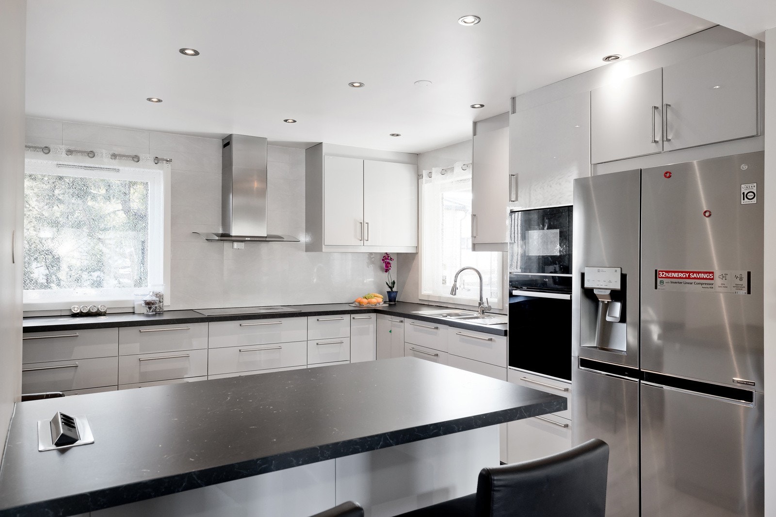 Her kan man samles til felles matlaging, eller barna kan gjøre lekser mens foreldrene forbereder middagen Galleribilde