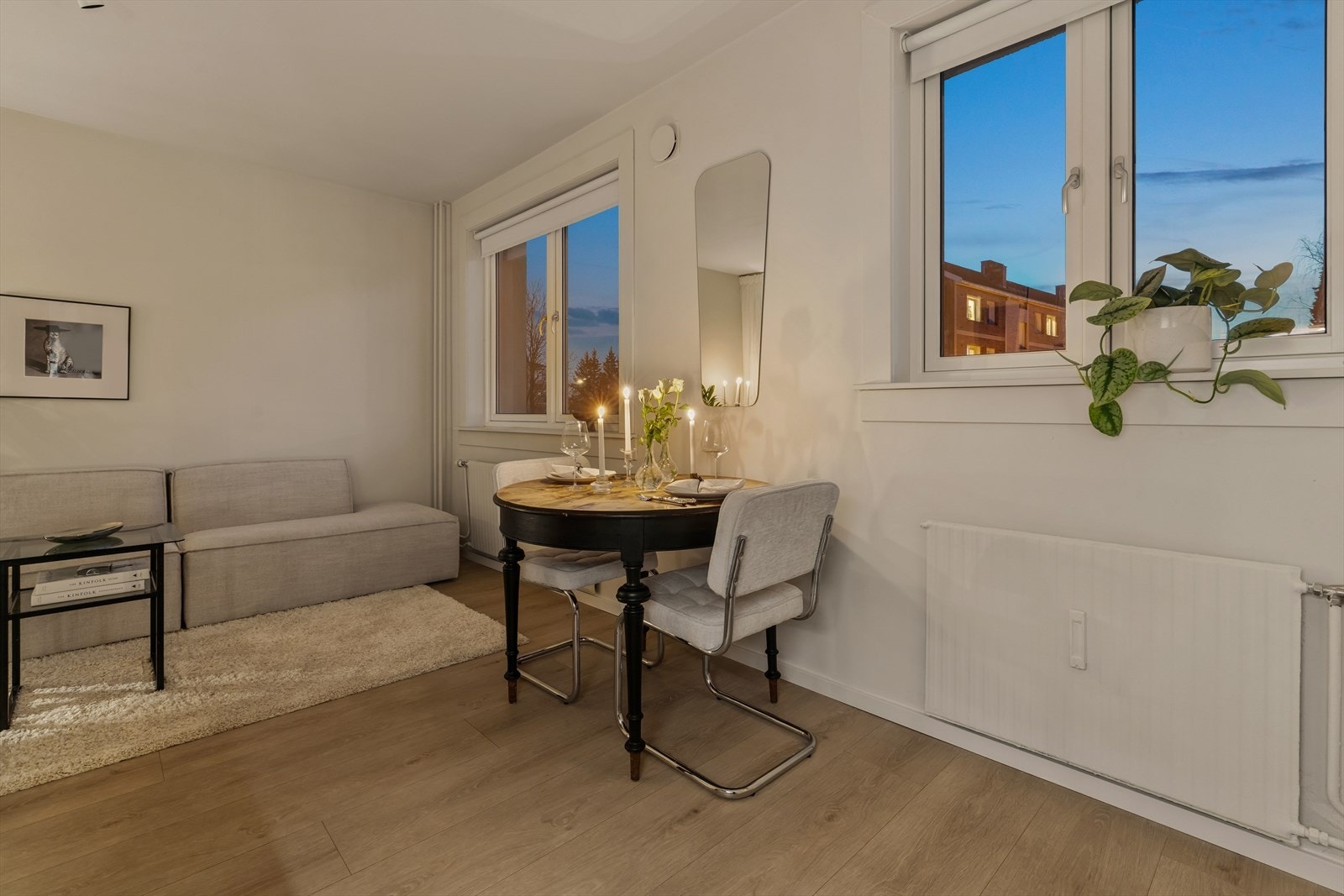 Den åpne løsningen er også ideell for sosiale sammenkomster. Galleribilde