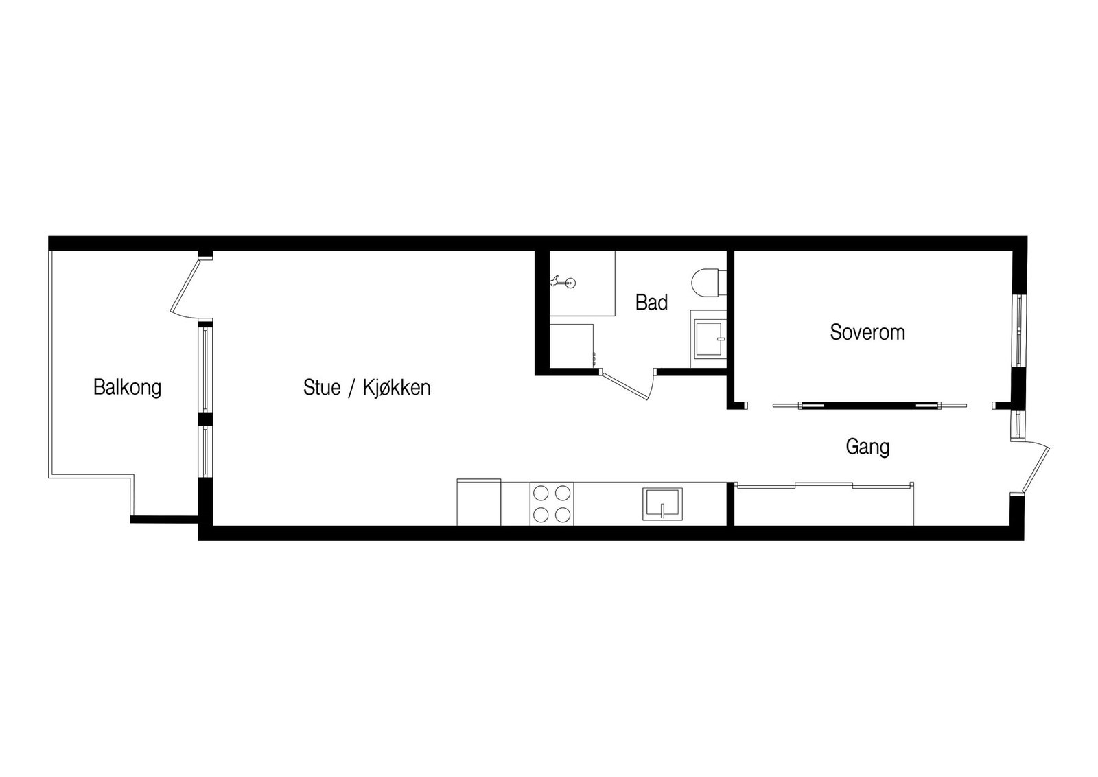 Plantegning Galleribilde