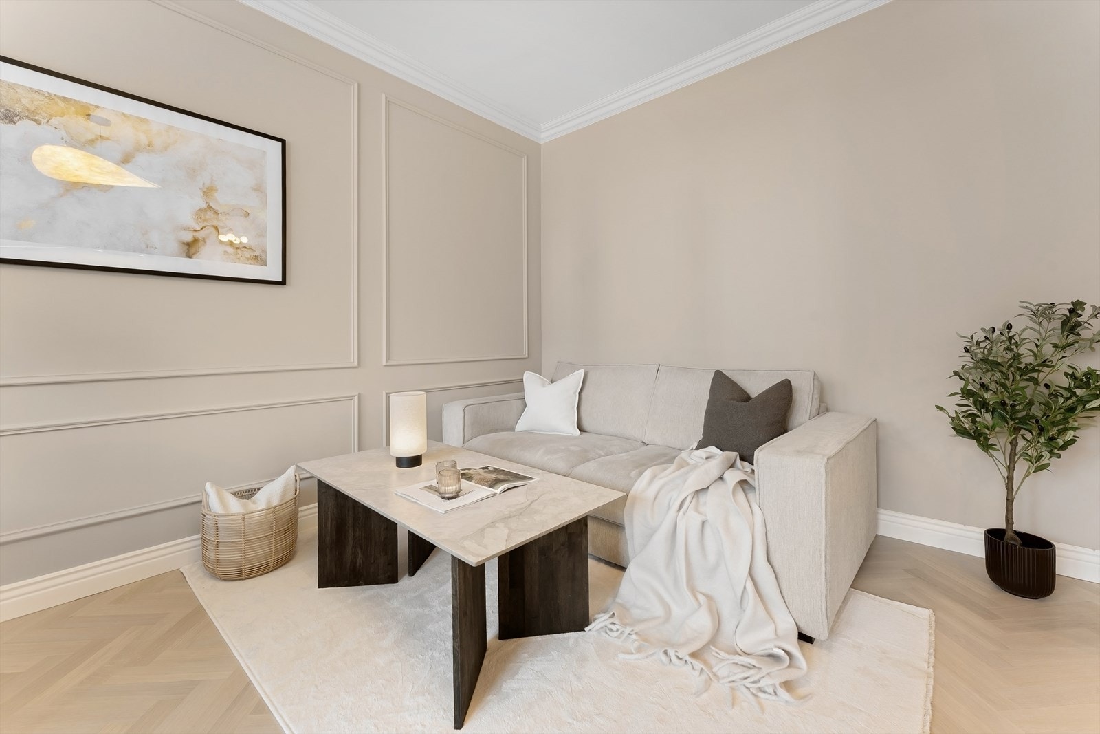 Den gode takhøyden på ca. 2,66 meter bidrar til en behagelig atmosfære. Galleribilde