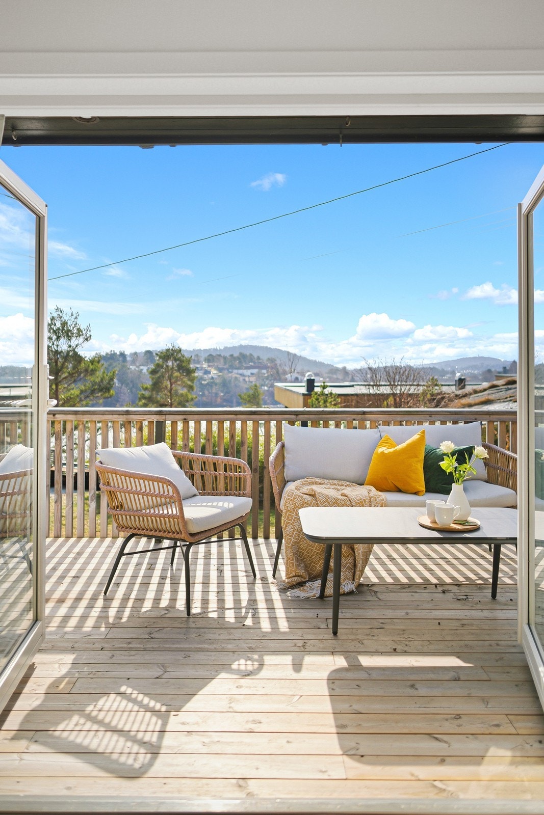 Utgang til terrasse Galleribilde