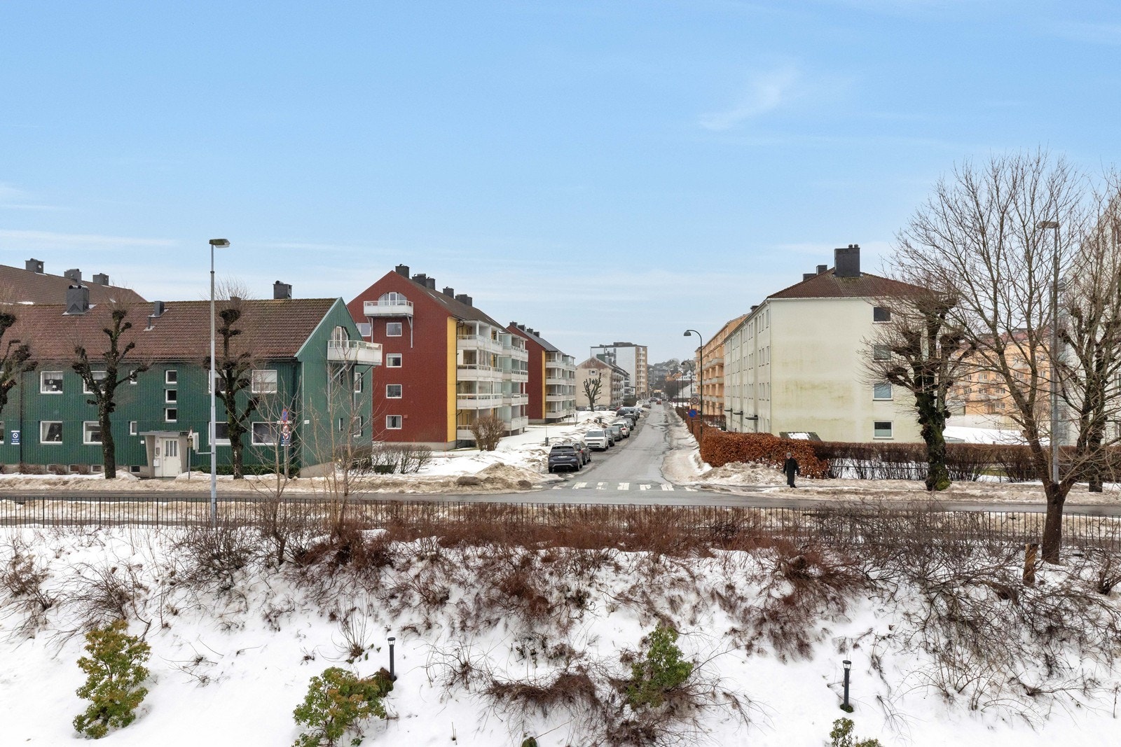 Utsikt fra balkong. Galleribilde