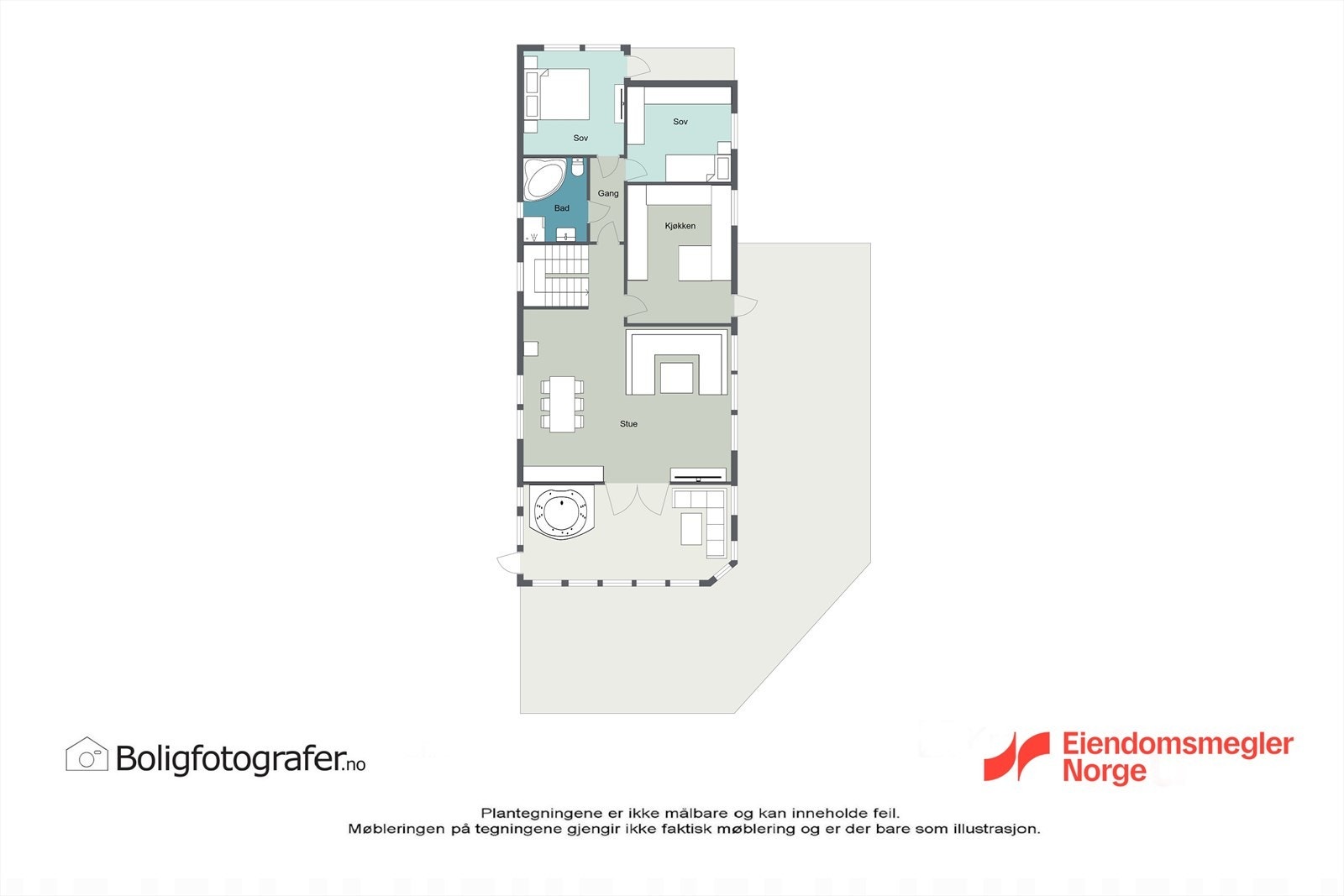 Plantegning hovedetasje Galleribilde