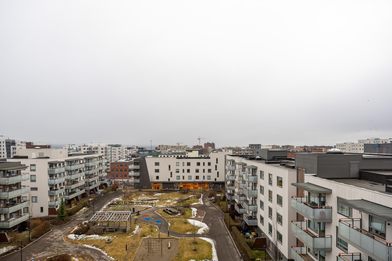 Leilighetens utsikt er unik for området. Galleribilde