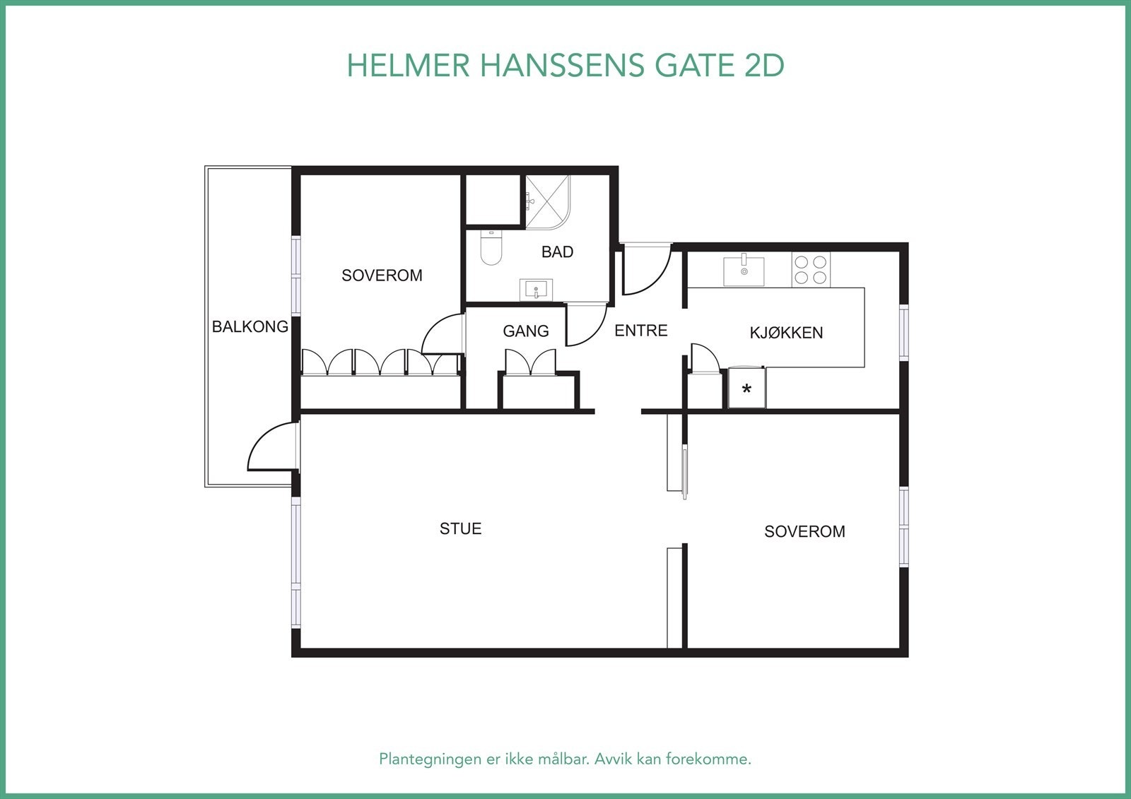 Plantegning Galleribilde