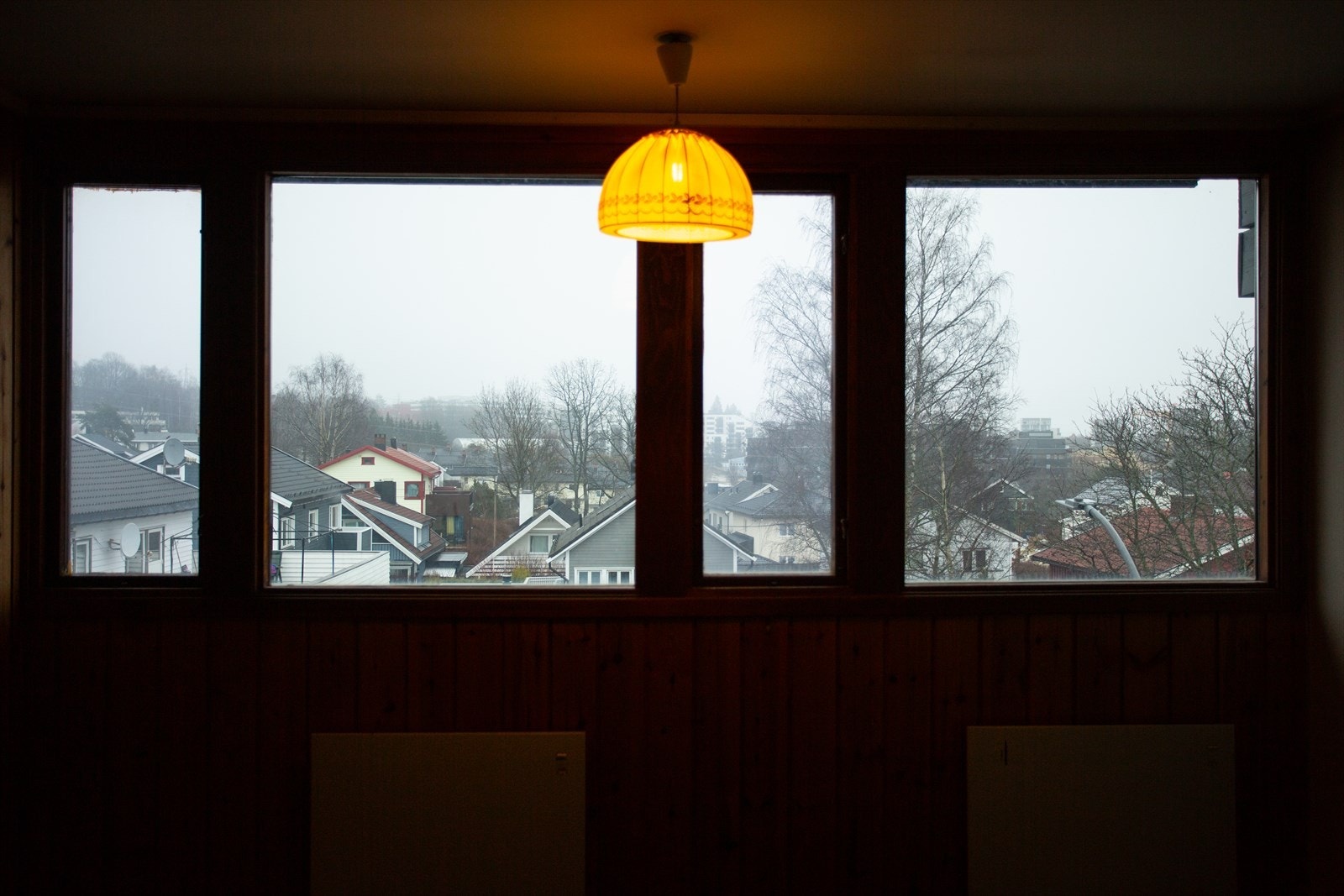 Herlig utsyn over det hyggelige nabolaget. Galleribilde