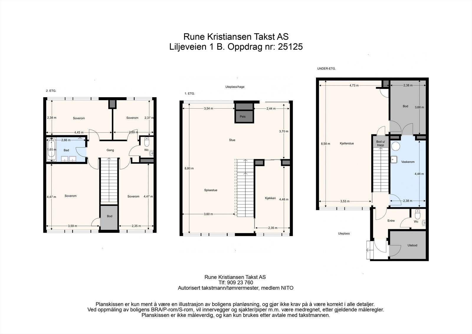 Plantegningene samlet. Galleribilde