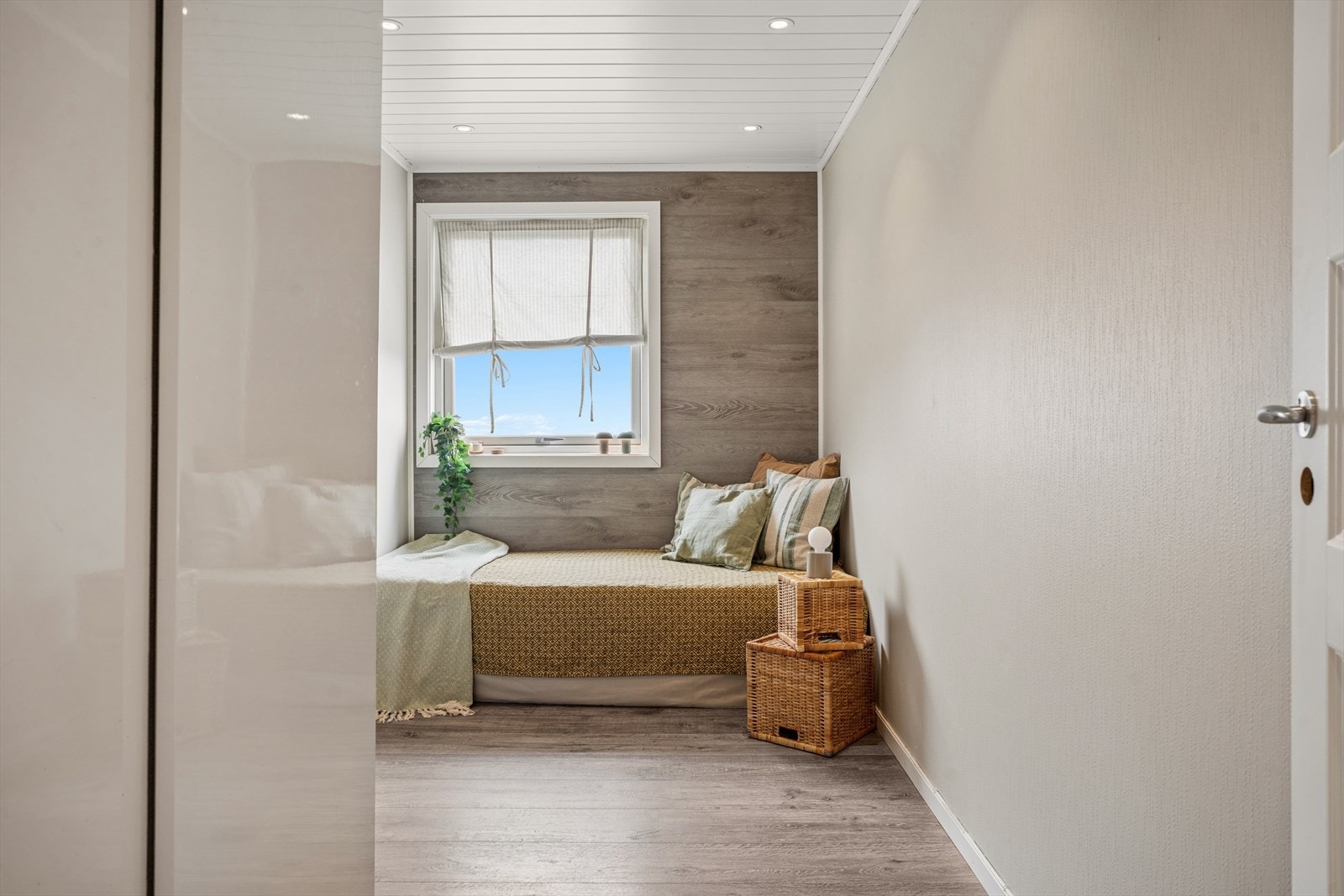 Soverommene kan enkelt innredes etter behov, enten som barnerom, gjesterom eller kontor. Galleribilde