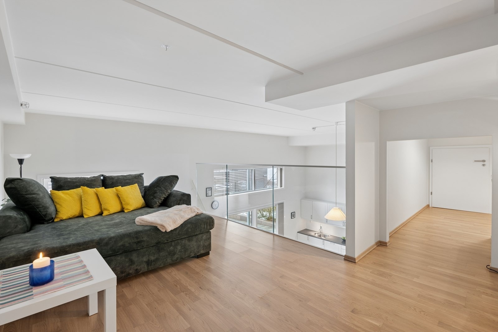 Merk at hemsen ikke er godkjent som oppholdsrom grunnet takhøyde. Galleribilde