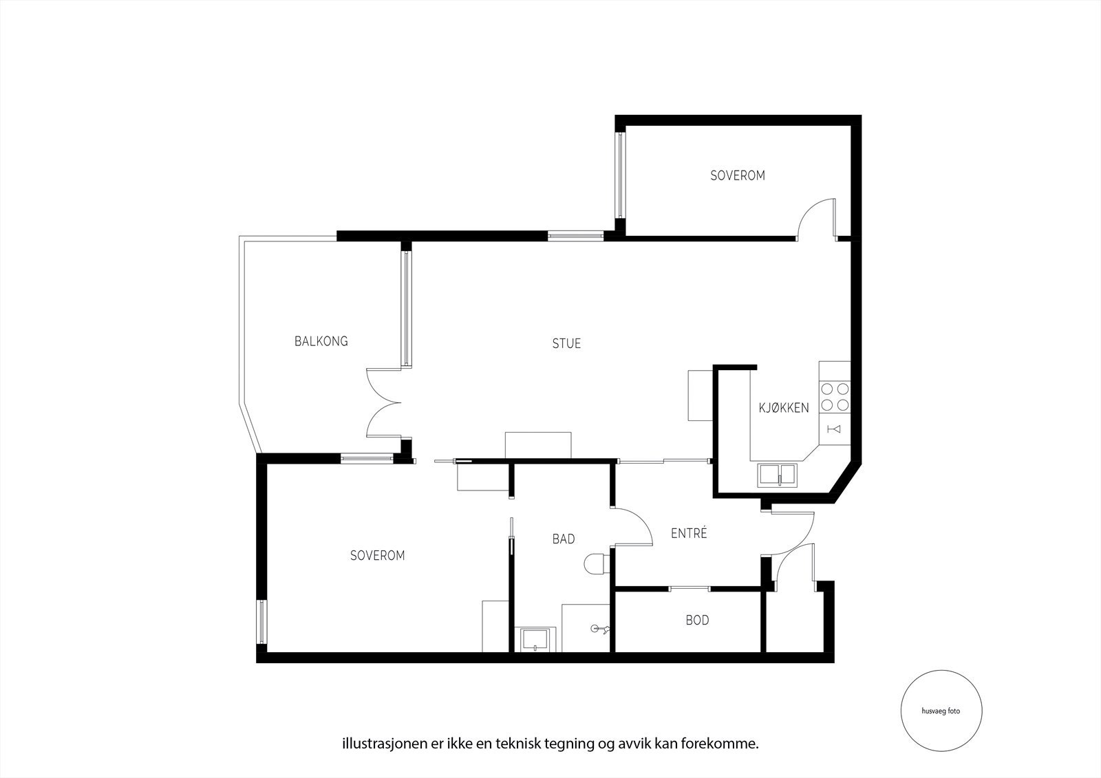 Plantegning Galleribilde