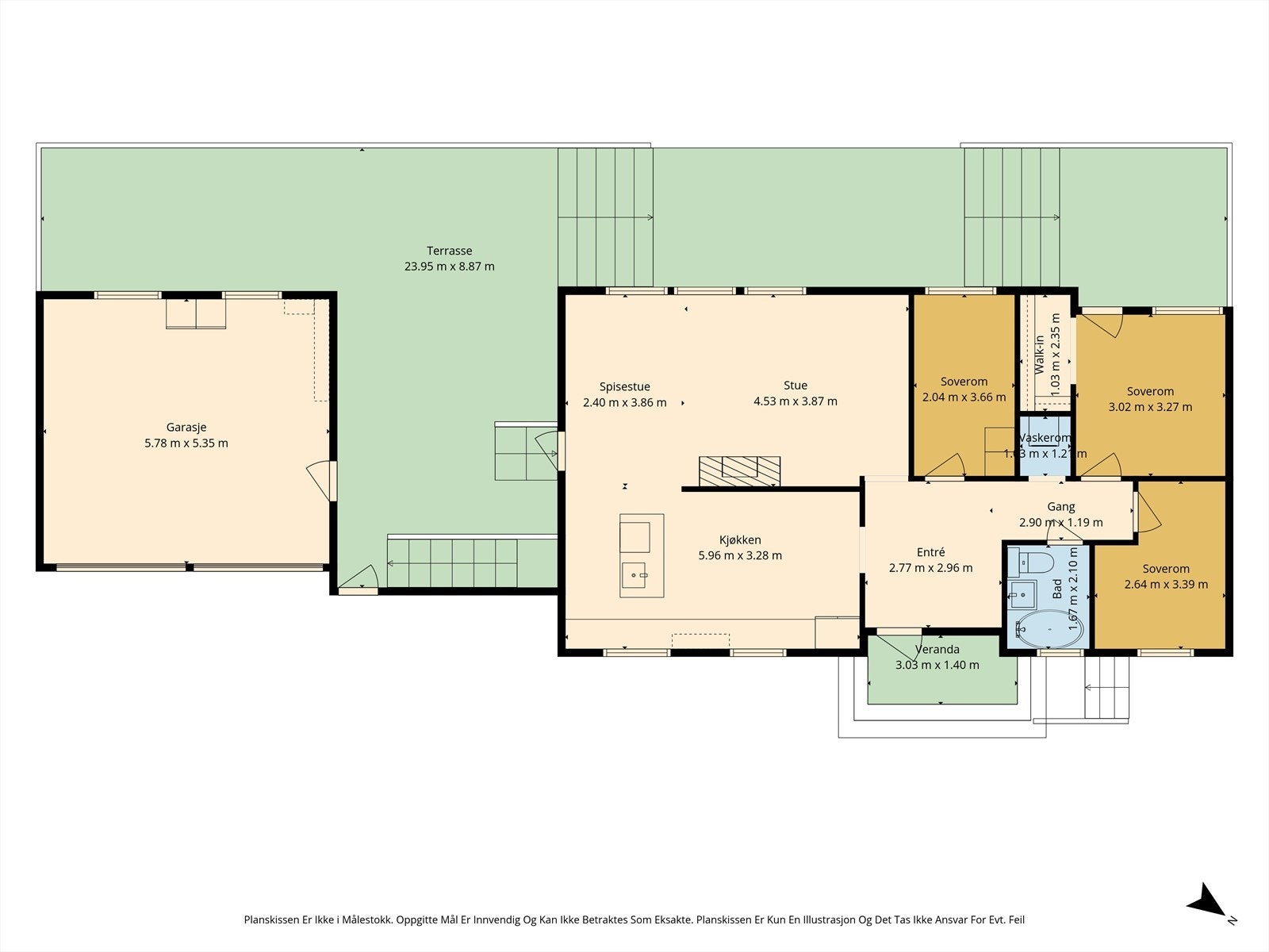 PLANTEGNING 1. ETASJE Galleribilde