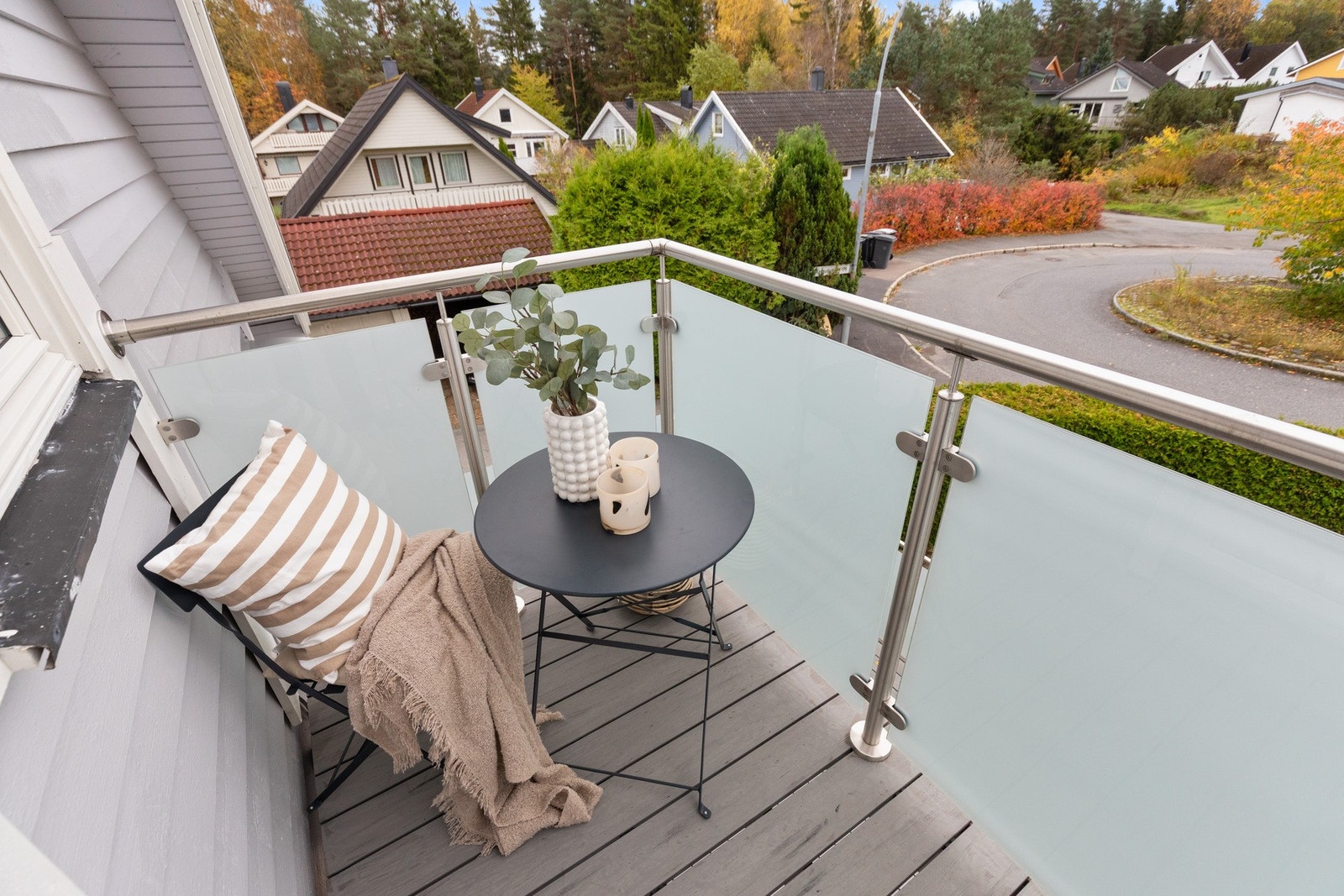 Utgang til balkong på 3 kvm Galleribilde