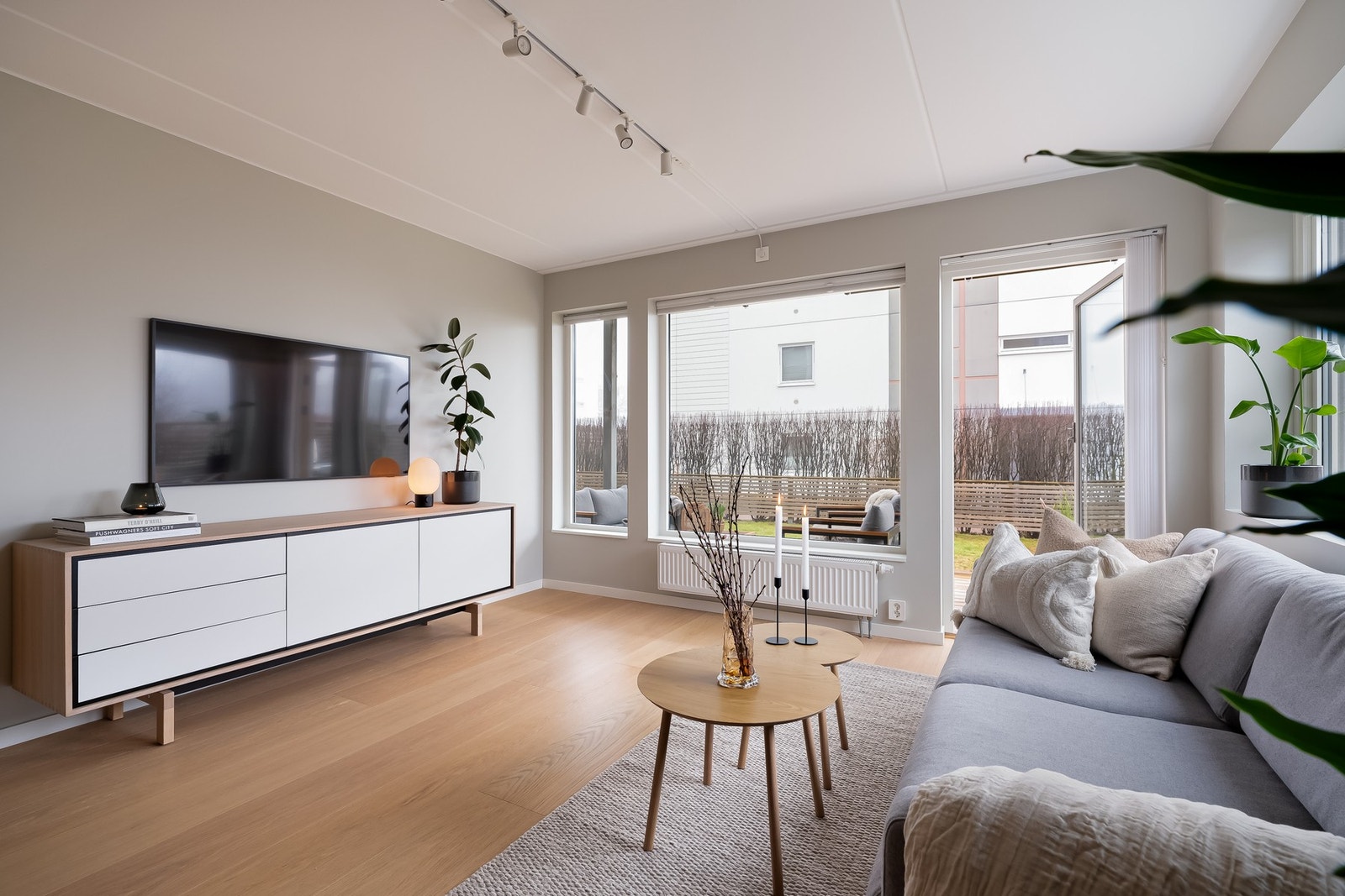Den balanserte ventilasjonen bidrar til et godt inneklima og bomiljø. Galleribilde