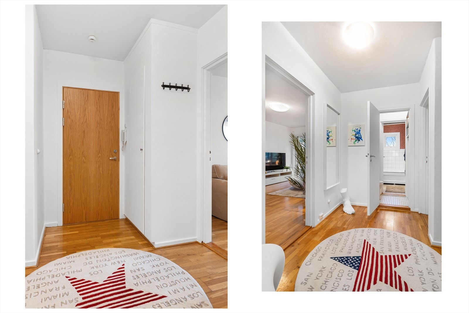 Leiligheten varmes opp med vannbåren varme til radiatorer (inkl. i felleskostnadene). Galleribilde